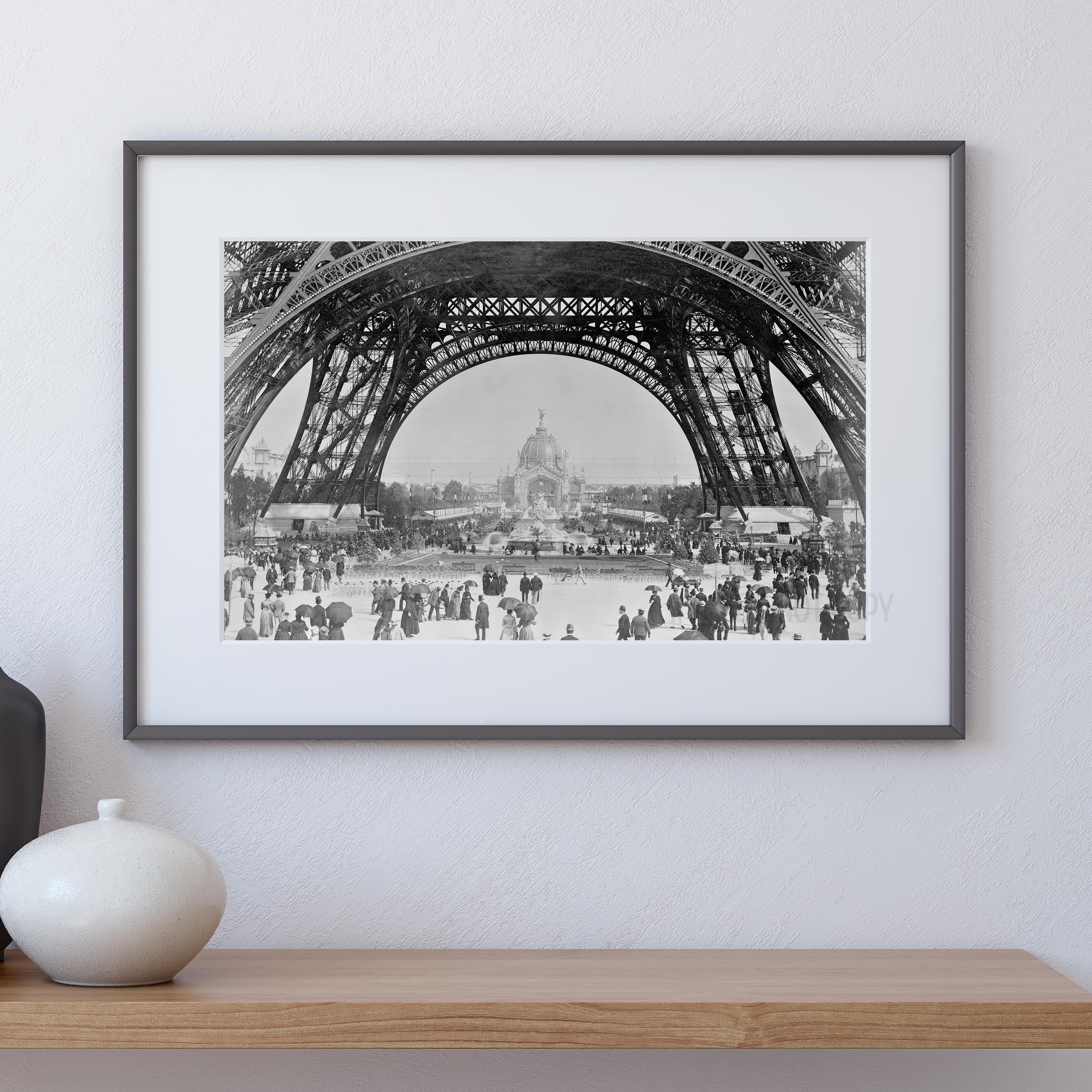 Eiffel Tower from the ground floor, 1900s - Image 4