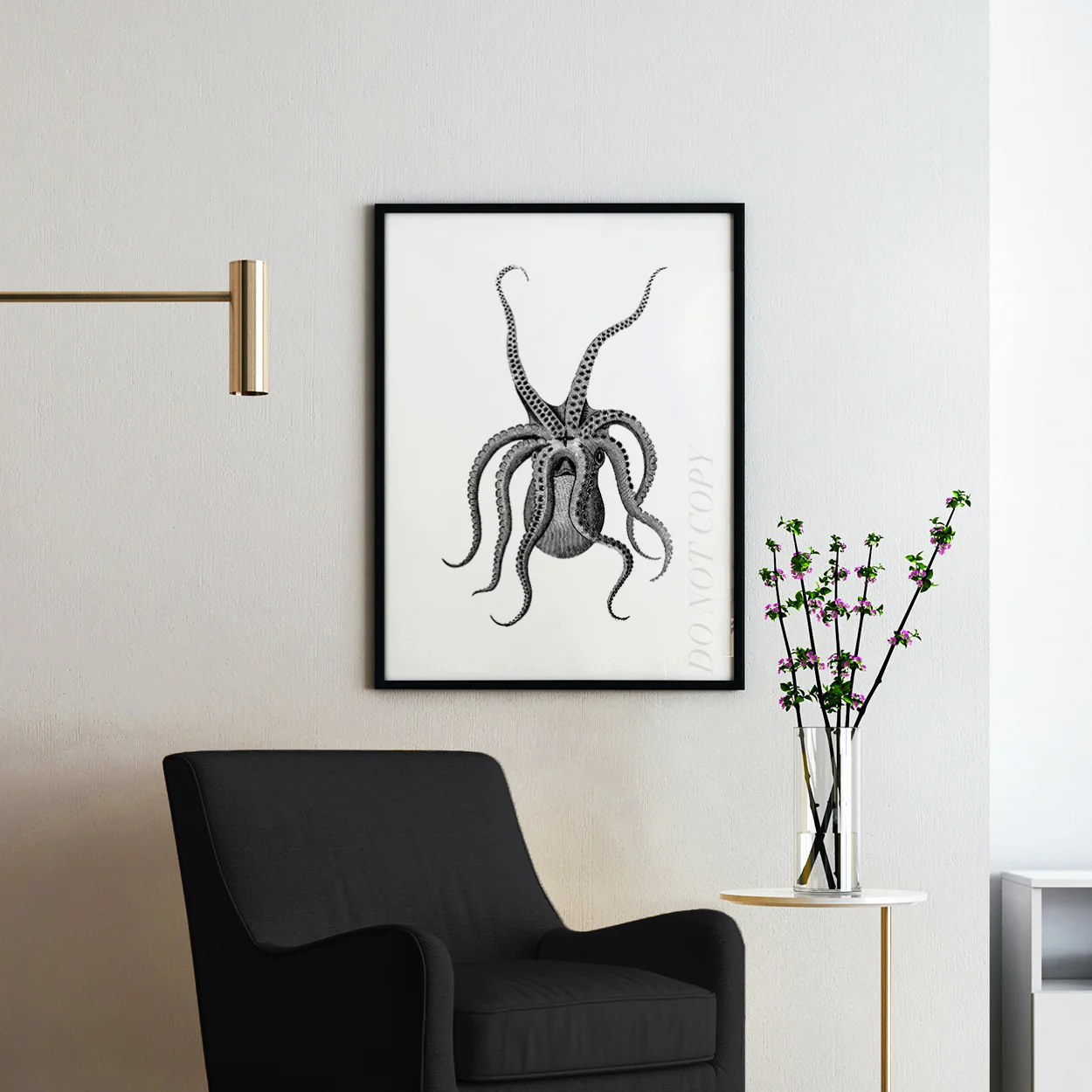Eight Armed Cuttlefish Illustration - Image 2