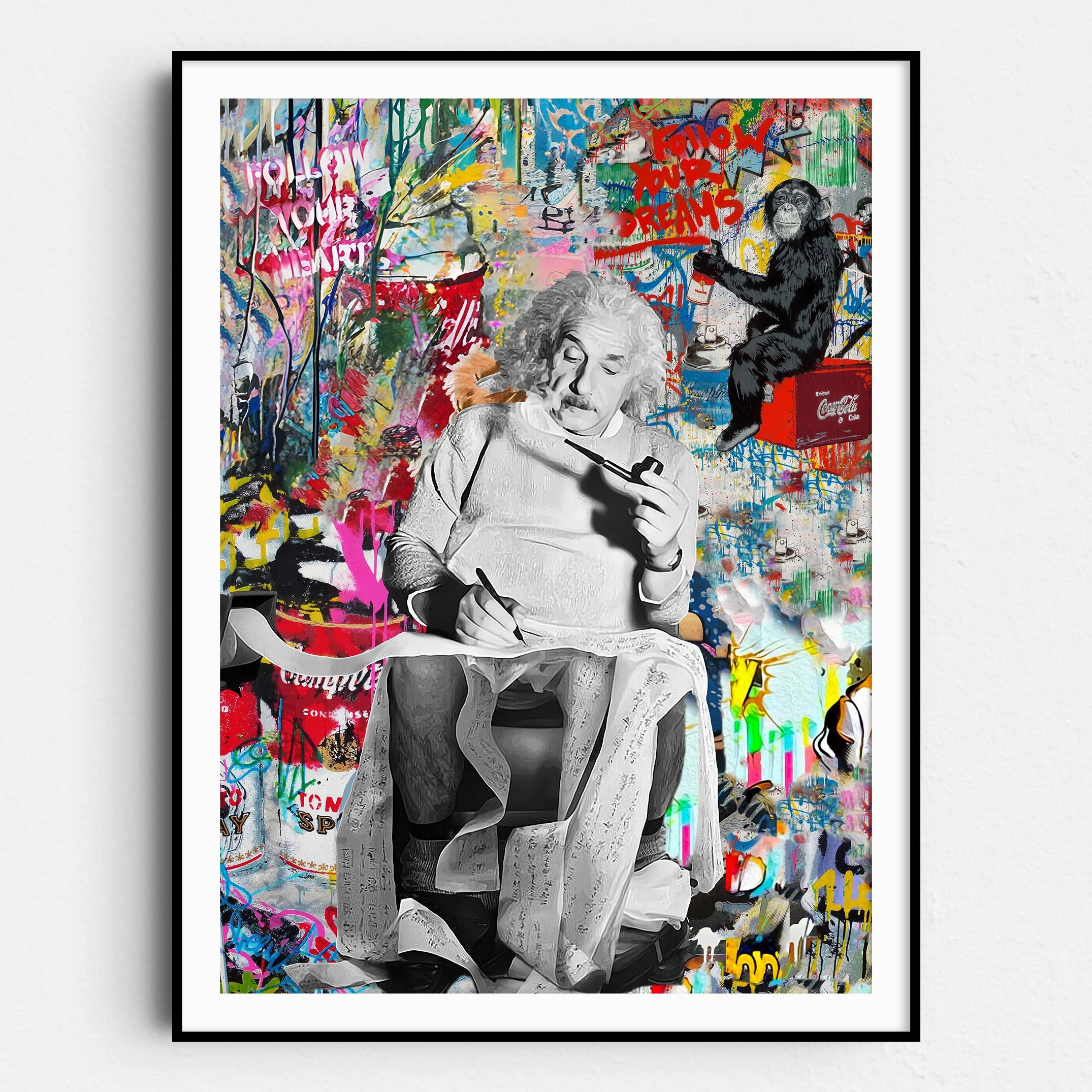 Einstein on Toilet Banksy