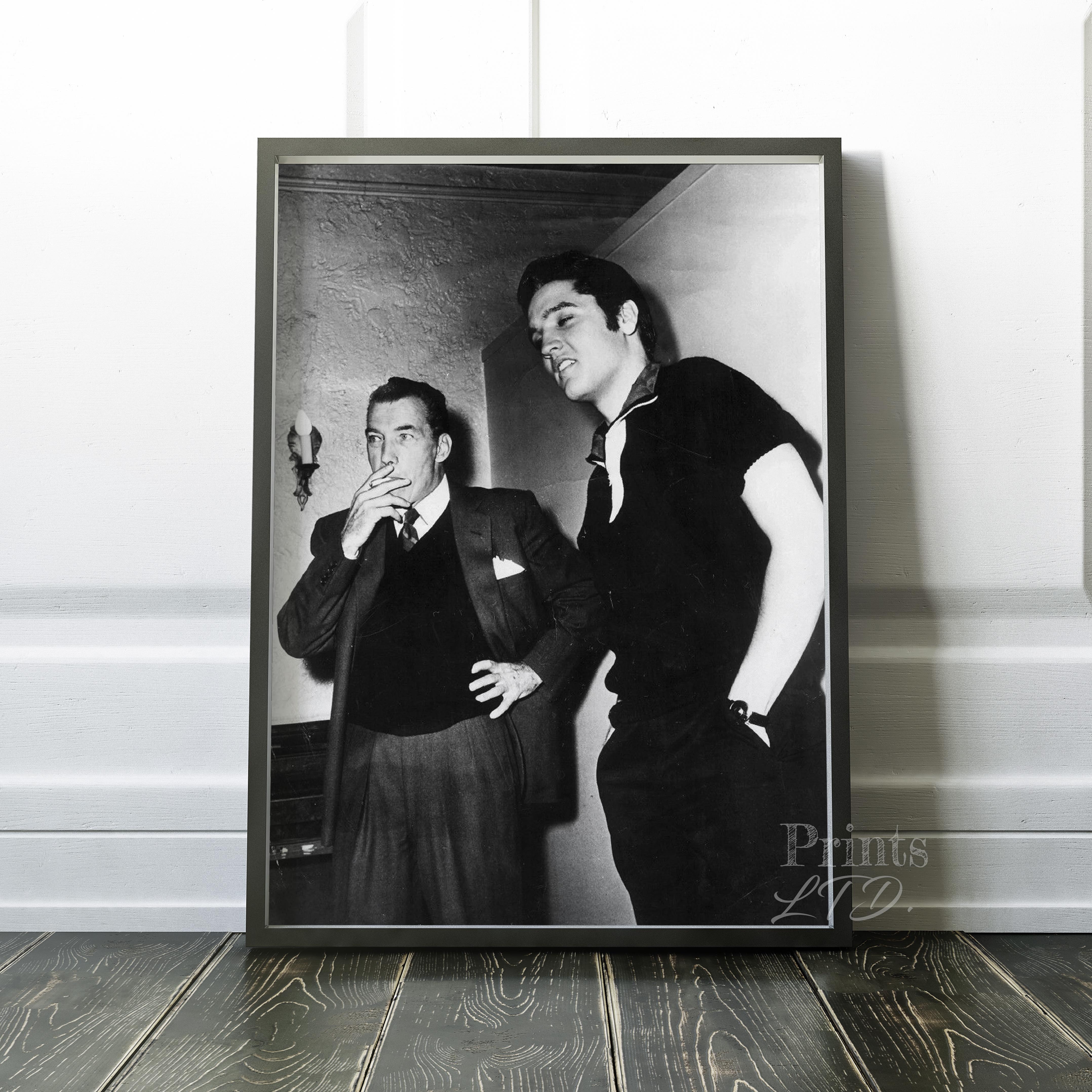 Elvis Presley and Ed Sullivan, 1956