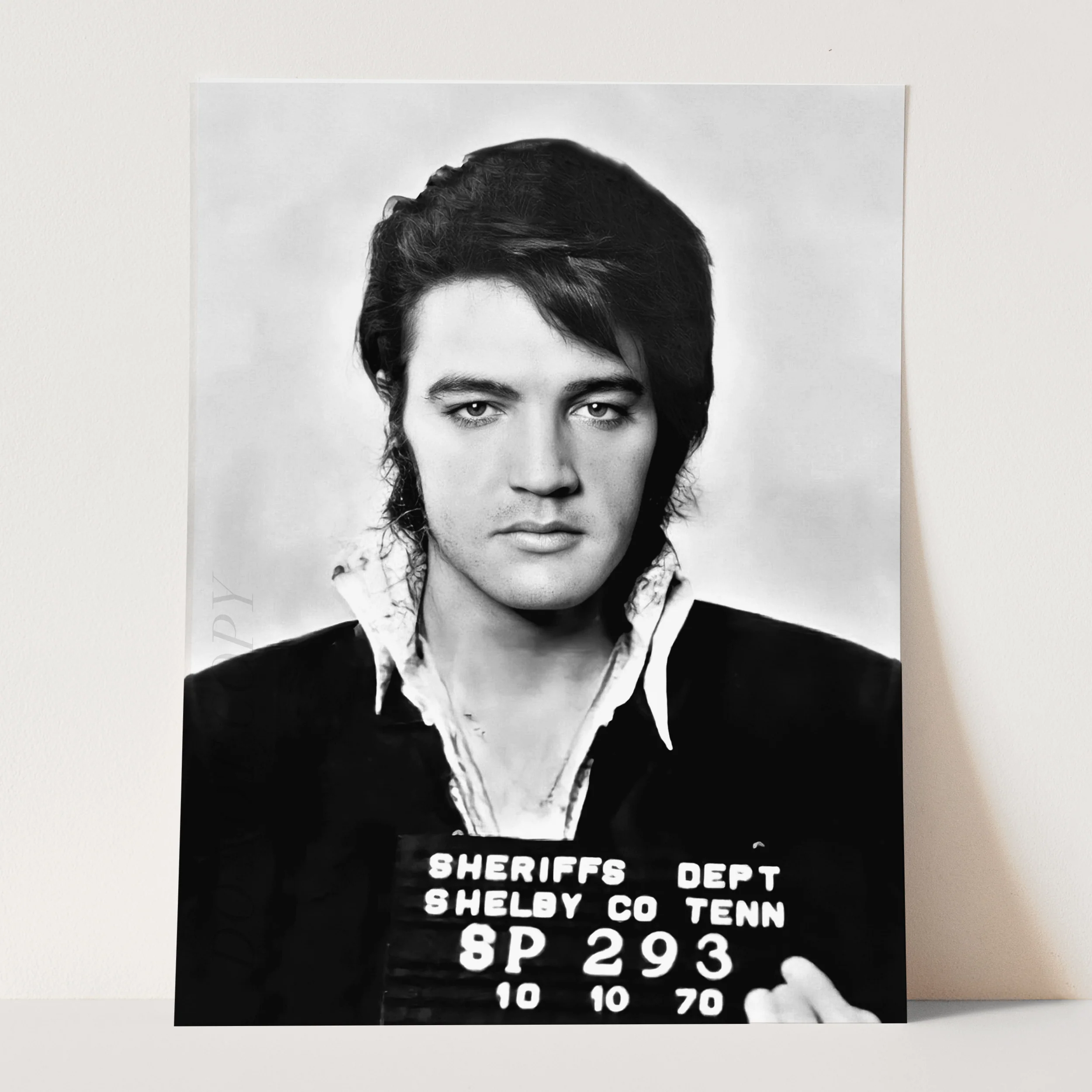 Elvis Presley Mug Shot 1970 - Image 3