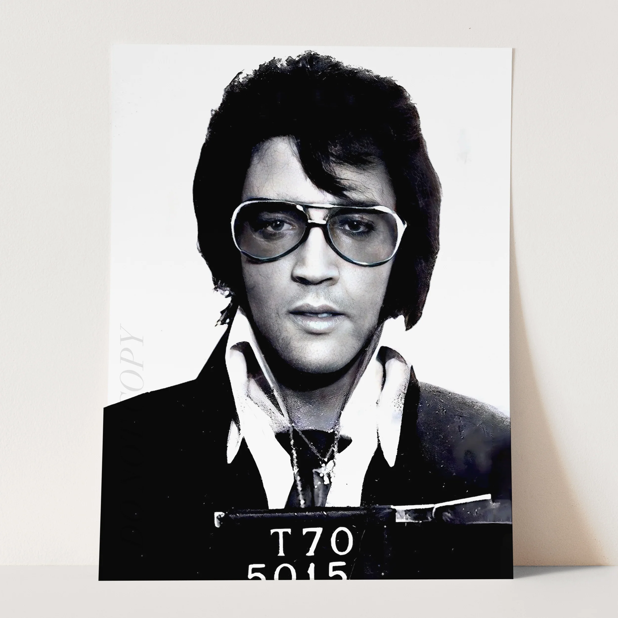 Elvis Presley Mug Shot - Image 3