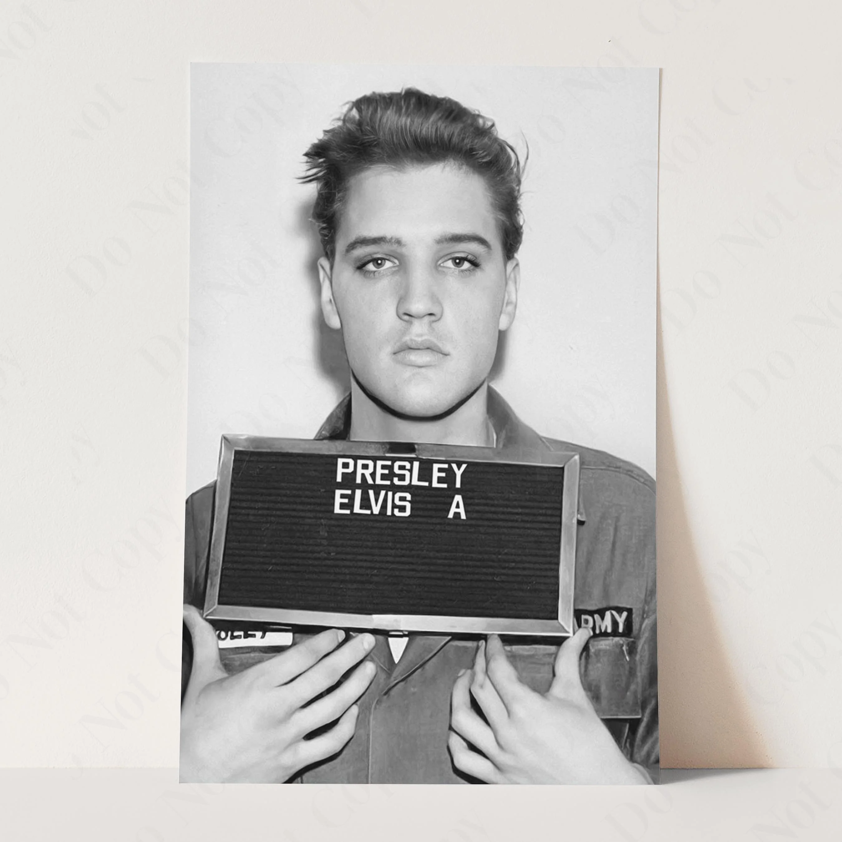 Elvis Presley US Navy Mug Shot - Image 3