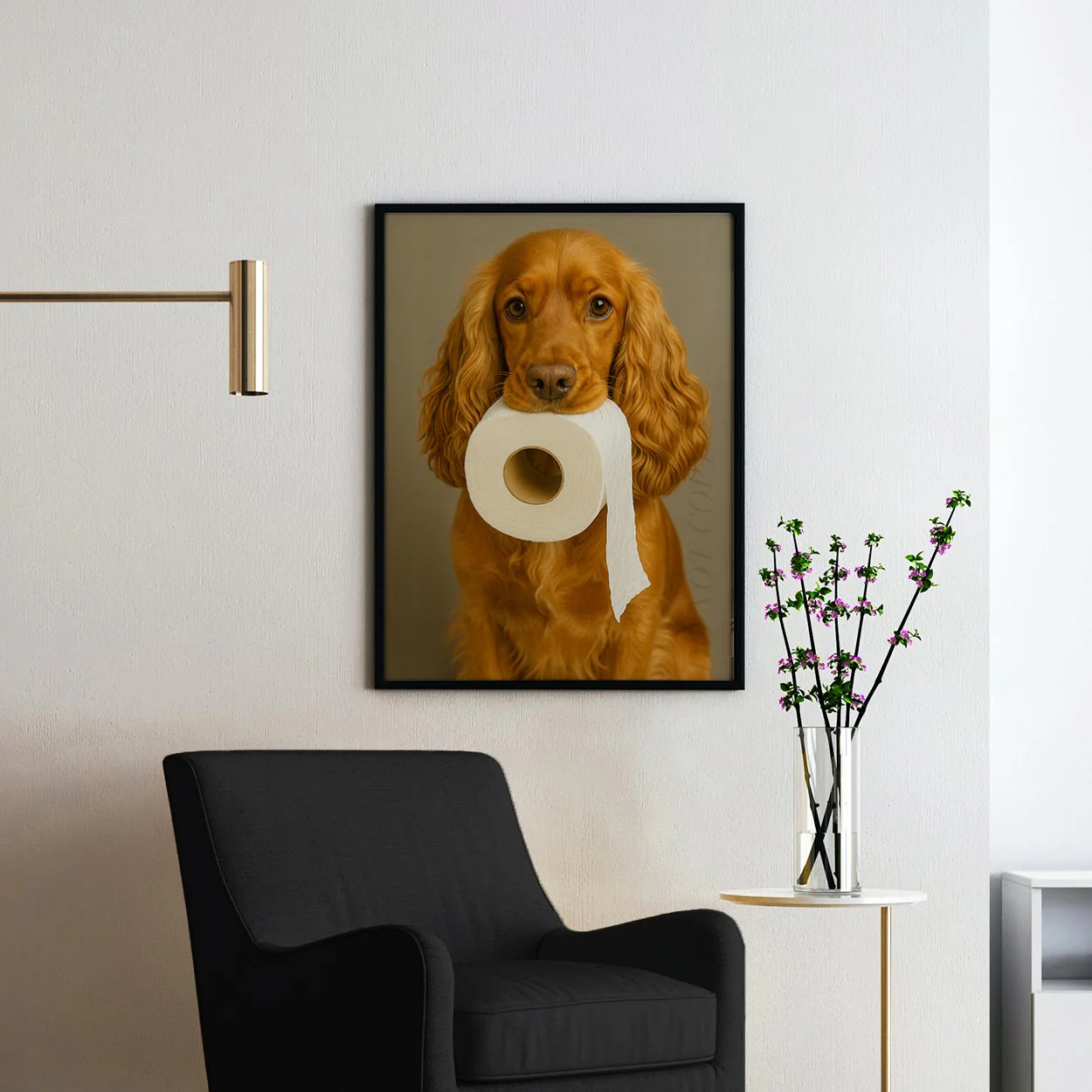English Cocker Spaniel Dog Toilet Paper - Image 2