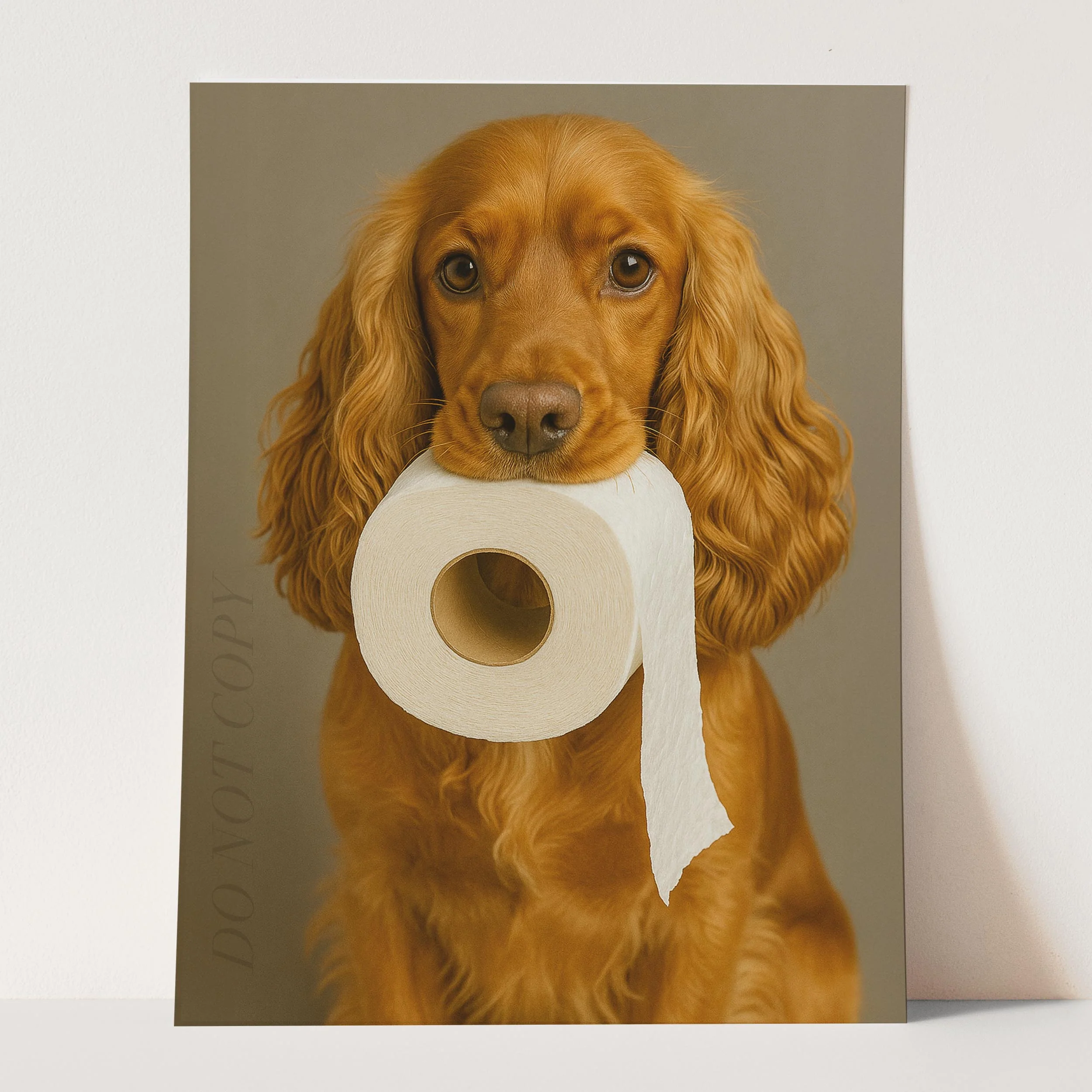 English Cocker Spaniel Dog Toilet Paper - Image 3