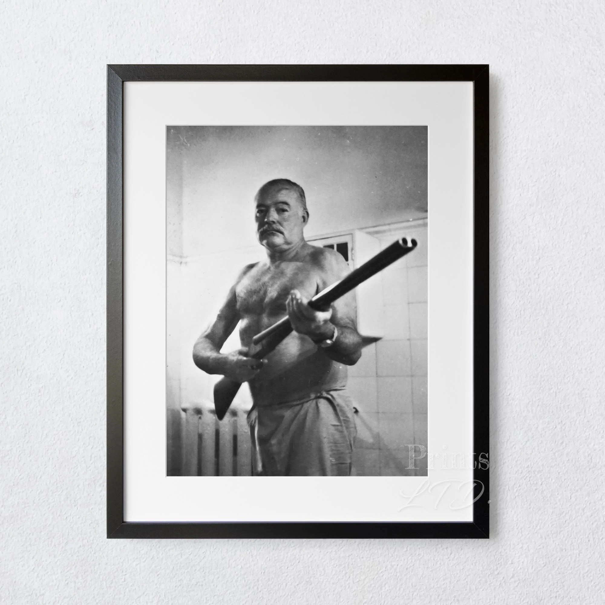Ernest Hemingway With His Shotgun Rifle - Image 5