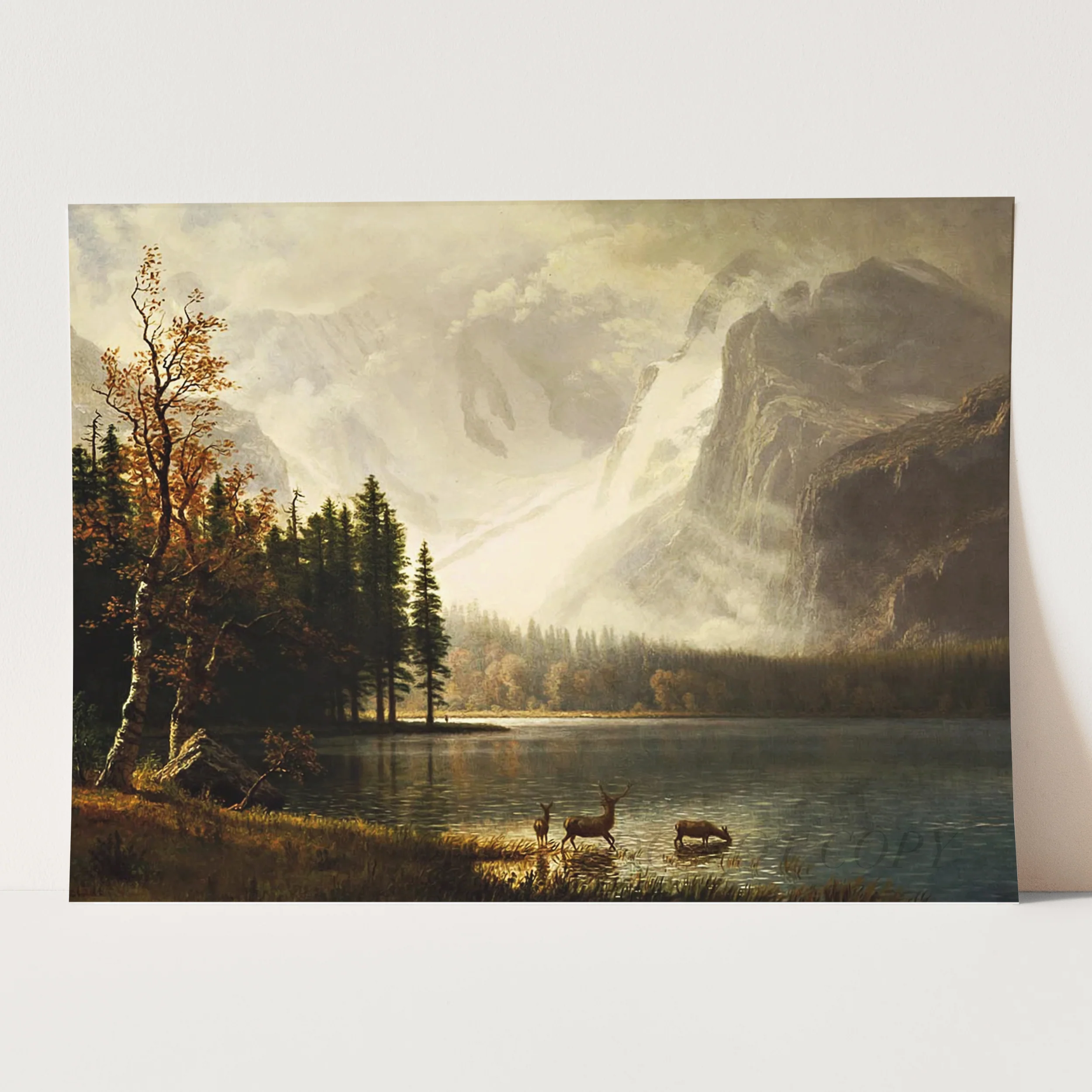 Estes Park, Whyte's Lake Colorado by Albert Bierstadt - Image 3