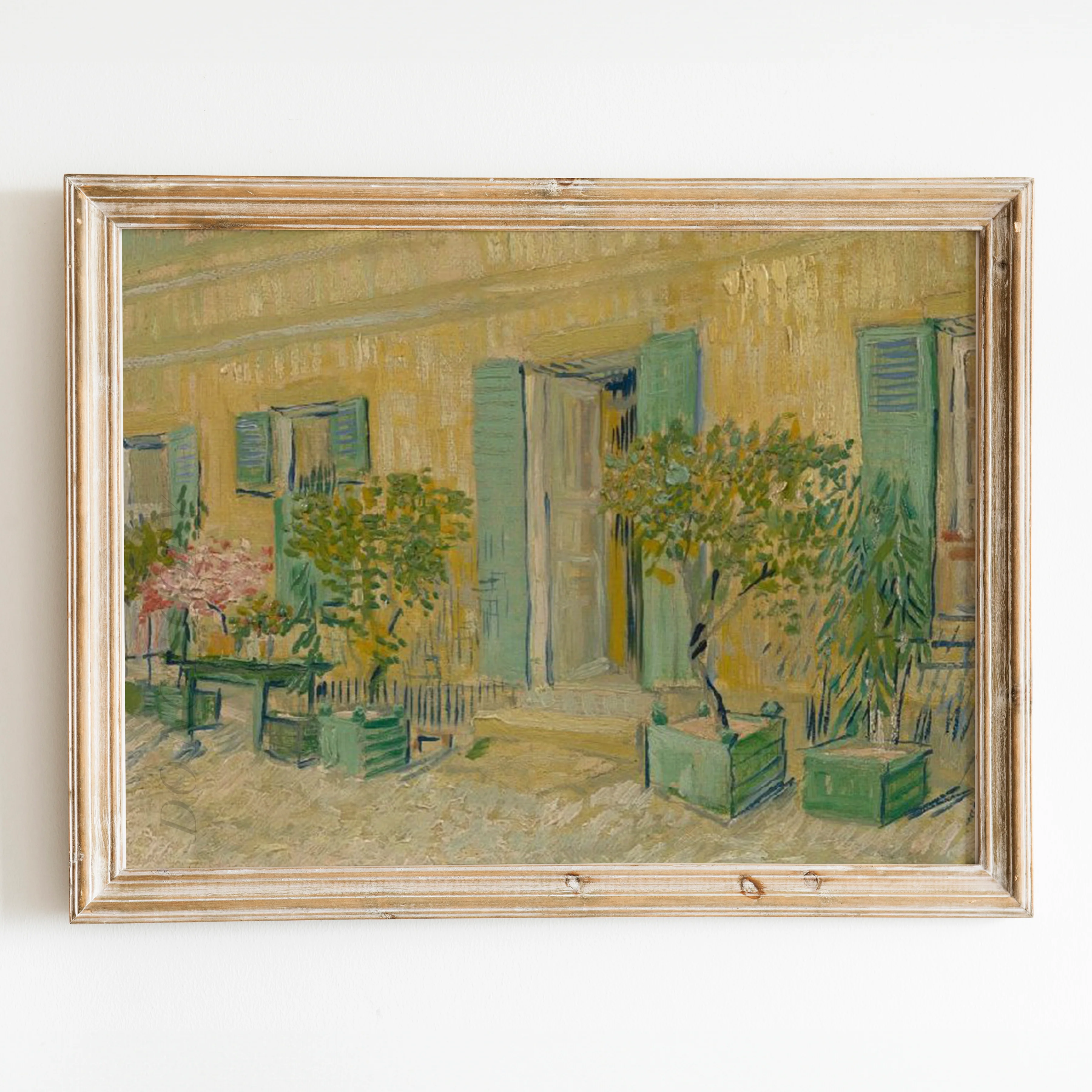 Exterior of a Restaurant in Asnières (1887) by Van Gogh