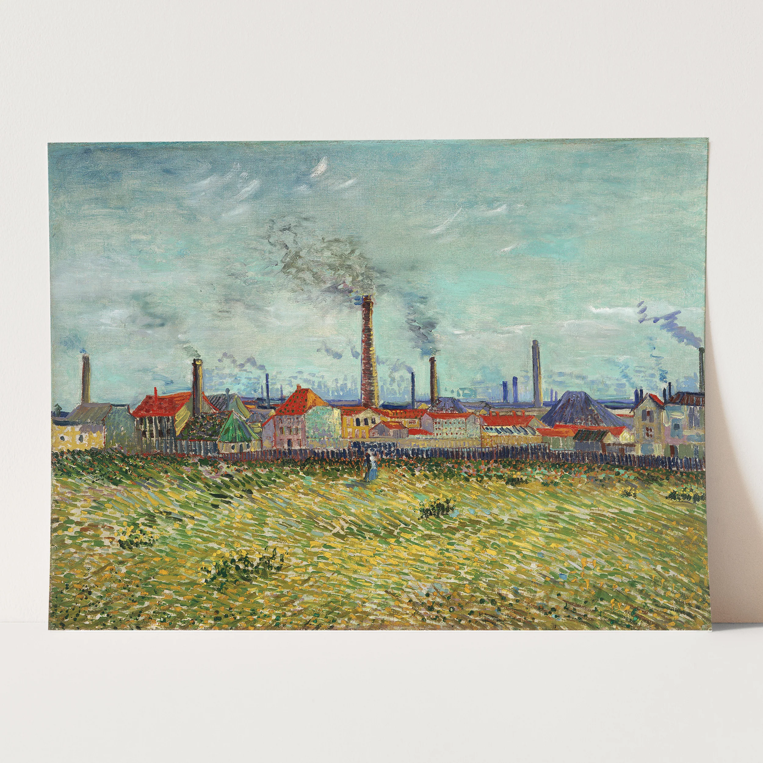 Factories at Clichy (1887) by Van Gogh - Image 3