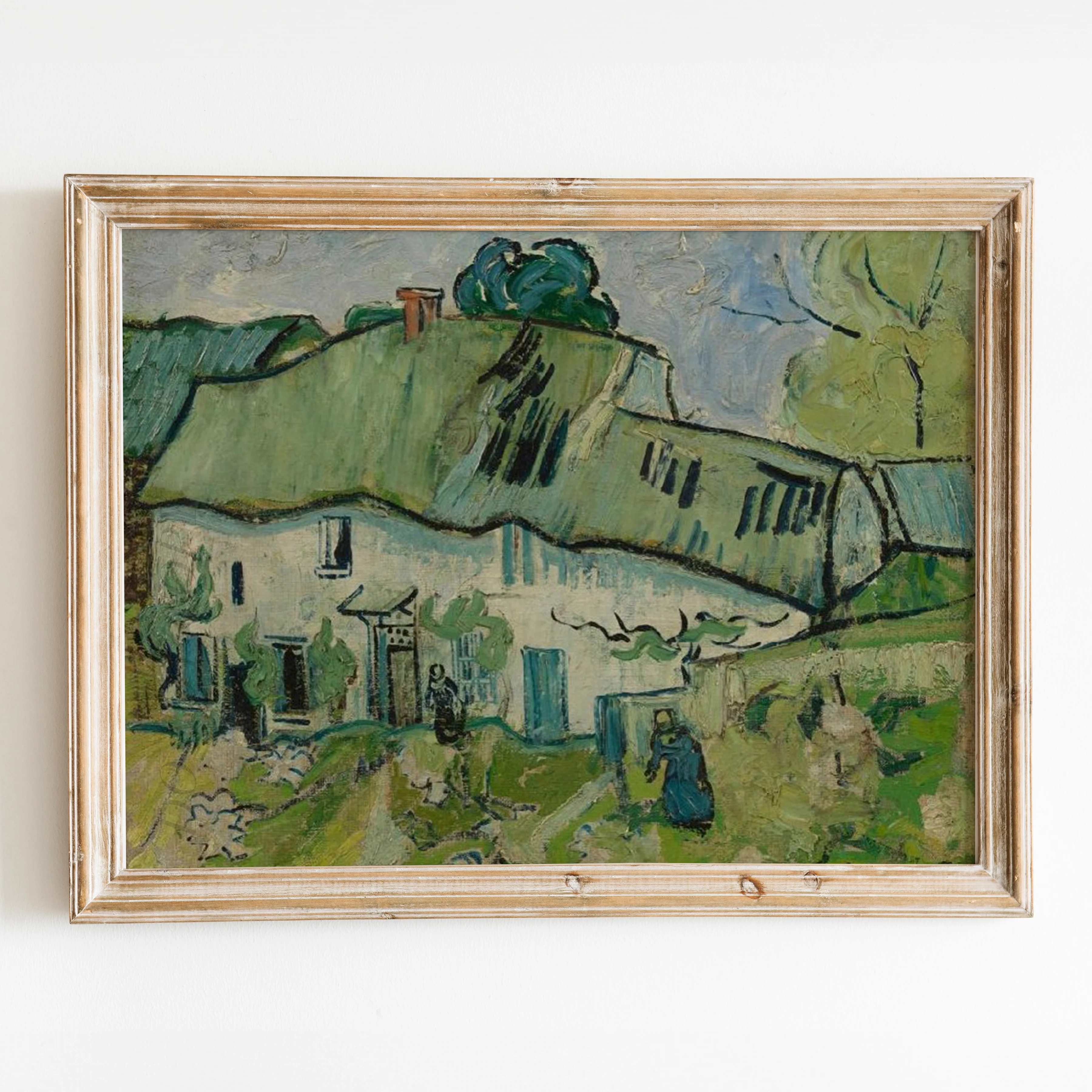 Farmhouse (1890) by Van Gogh