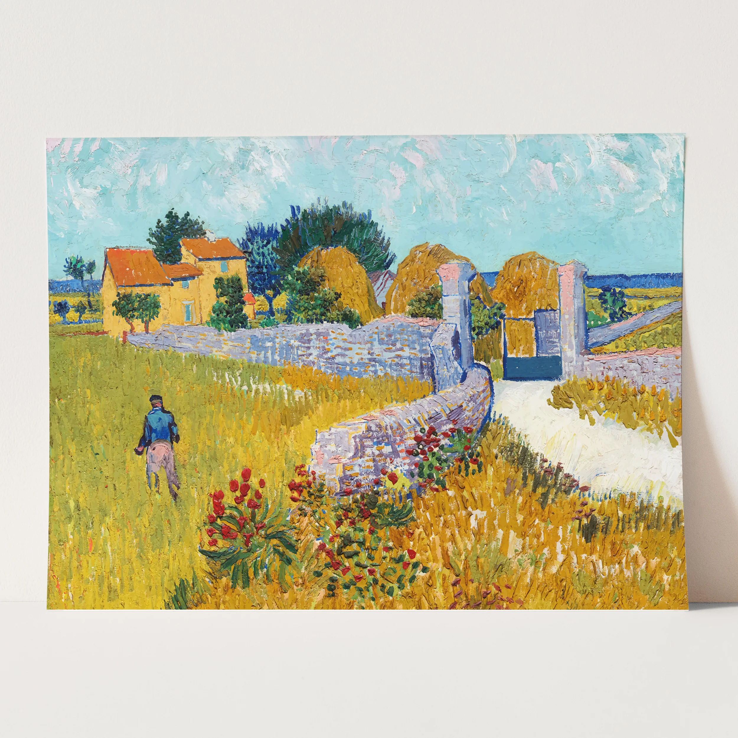 Farmhouse in Provence (1888) by Van Gogh - Image 3