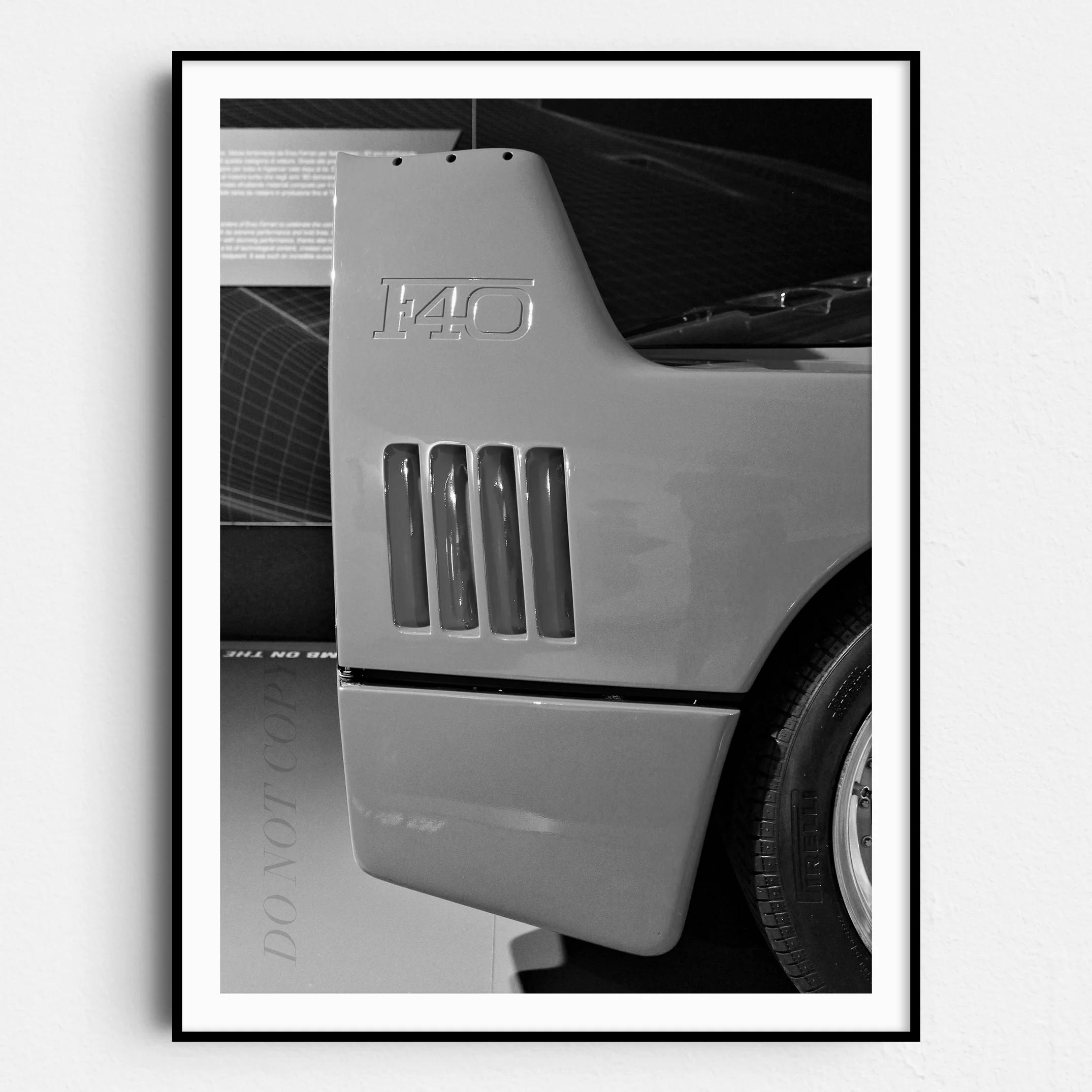 Ferrari F40 Rear View
