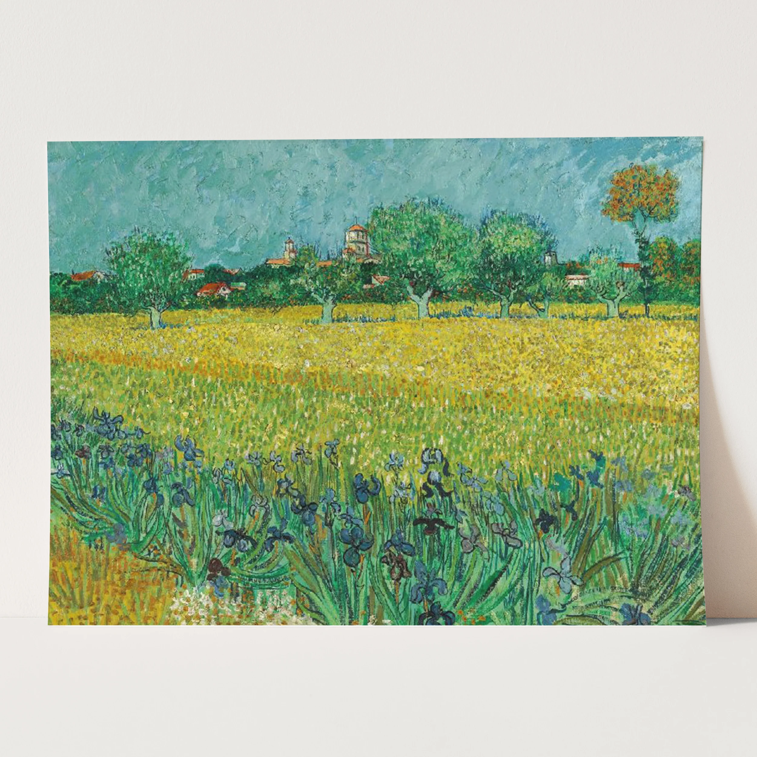 Field with Irises near Arles (1888) by Van Gogh - Image 3