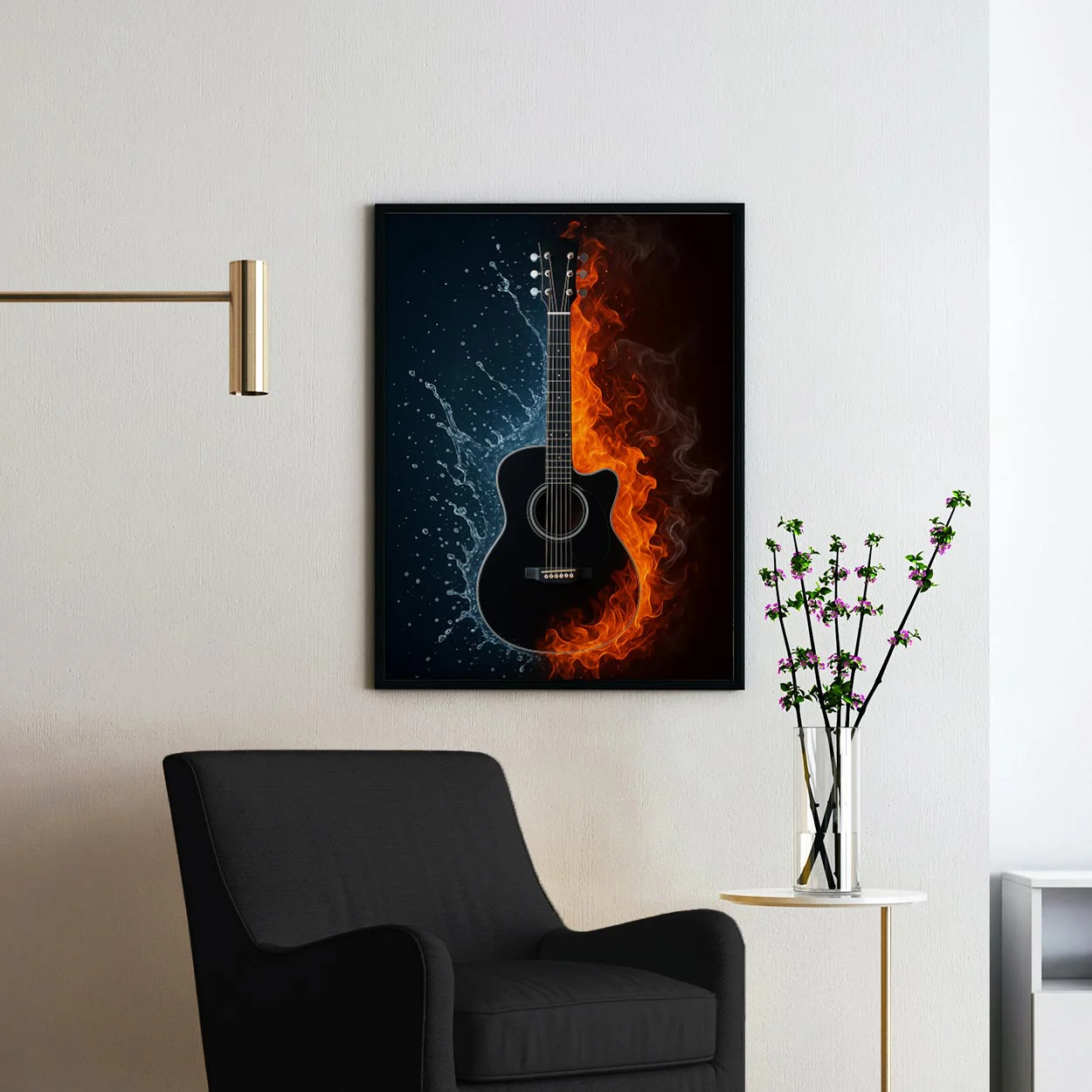 Fire And Water Guitar - Image 2