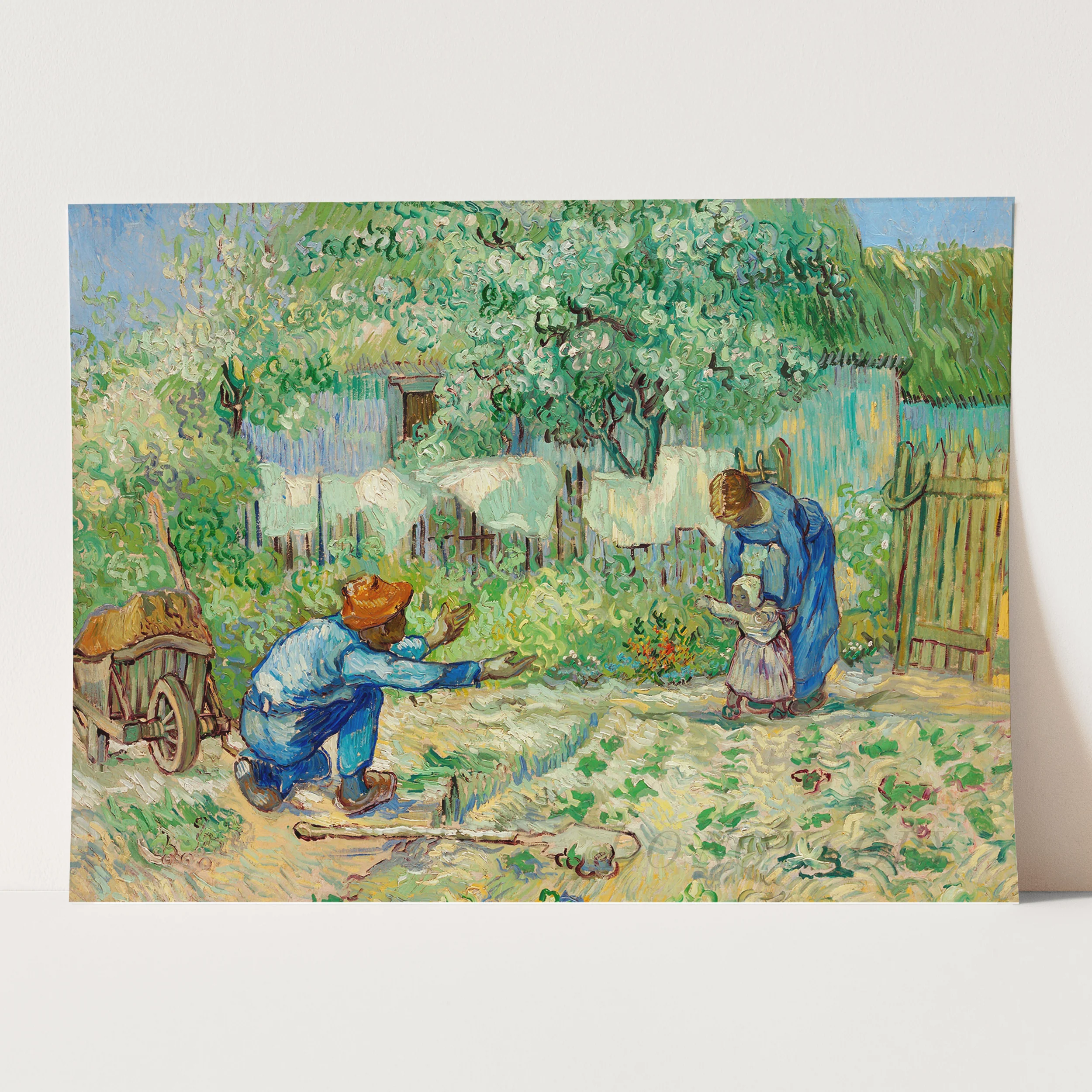 First Steps, after Millet (1890) by Van Gogh - Image 3