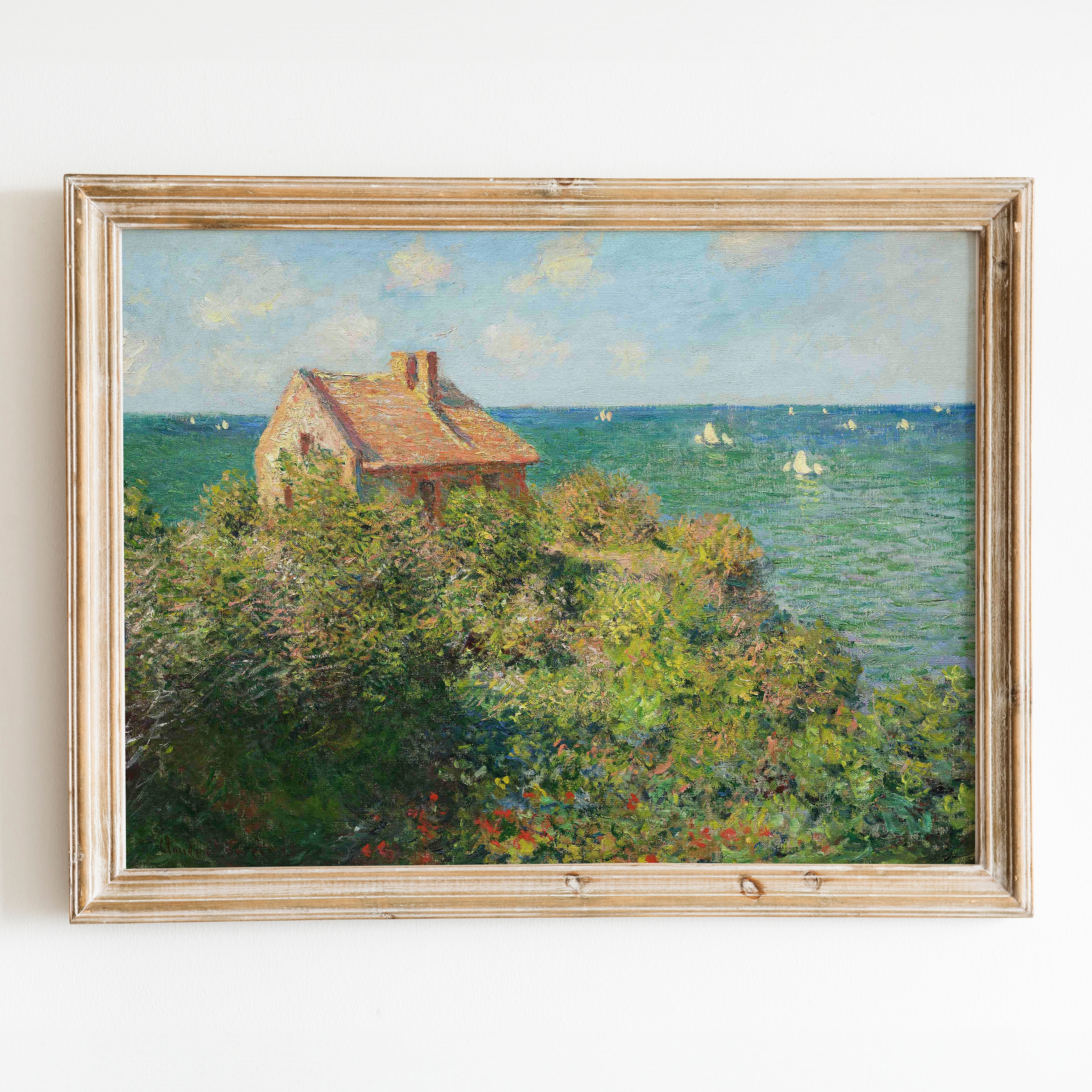Fisherman's Cottage at Varengeville by Claude Monet