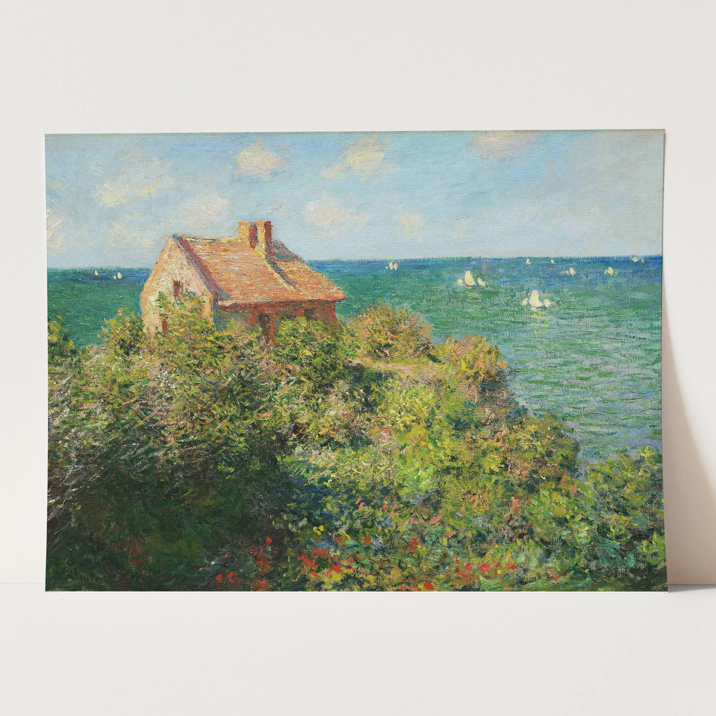 Fisherman's Cottage at Varengeville by Claude Monet - Image 3