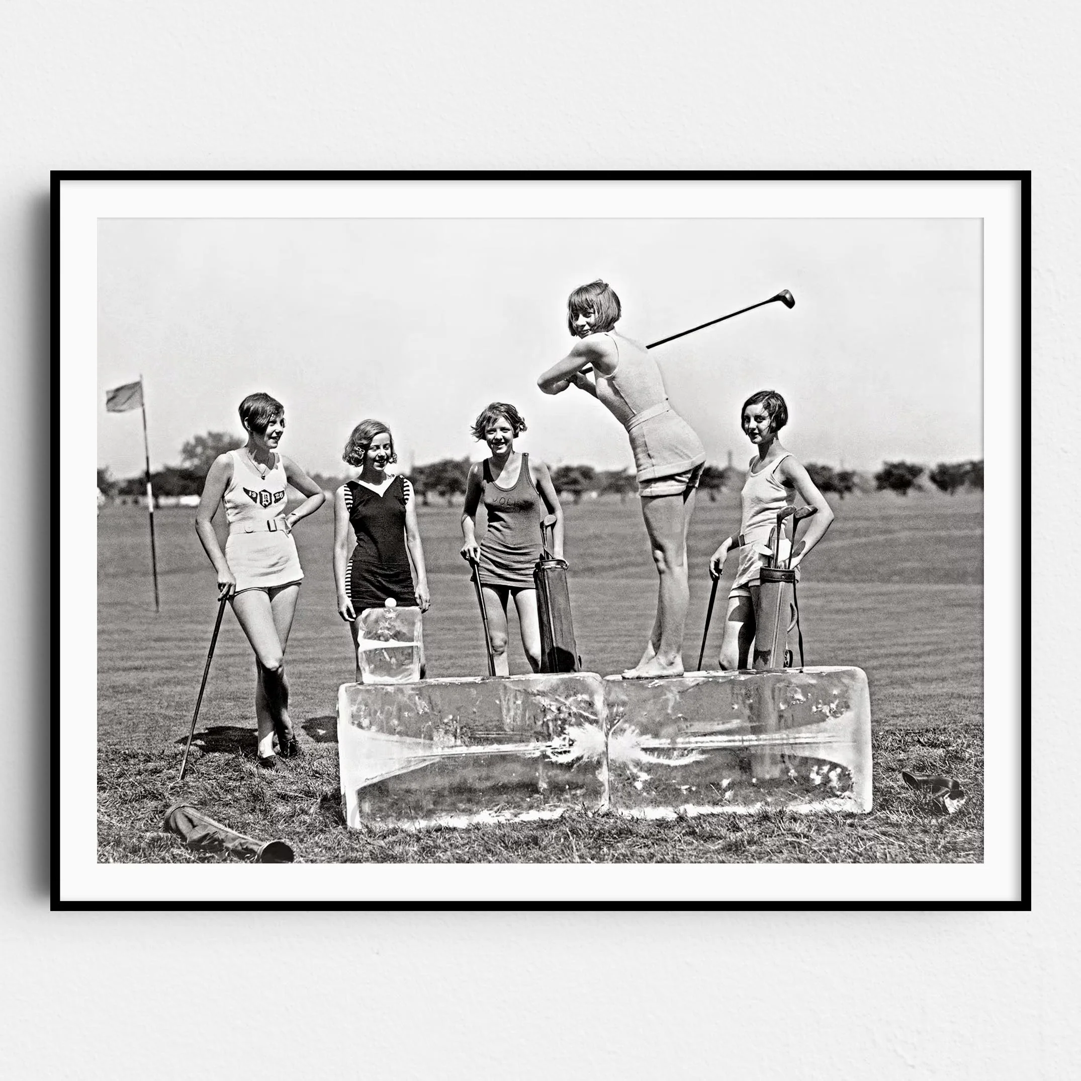 Flapper Girls Playing Golf