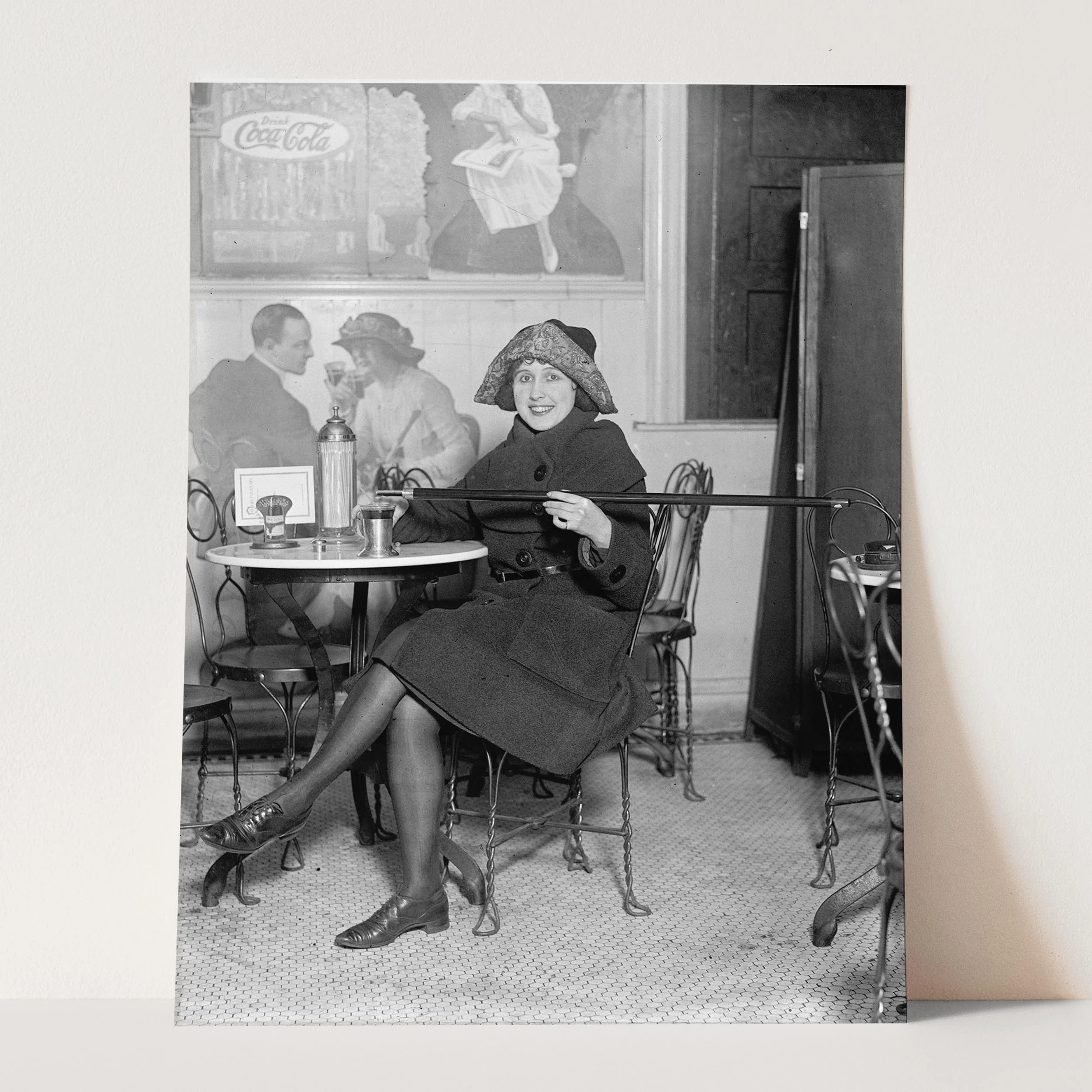 Flapper Lady With Hidden Cask 1922 - Prohibition 1920s - Image 3