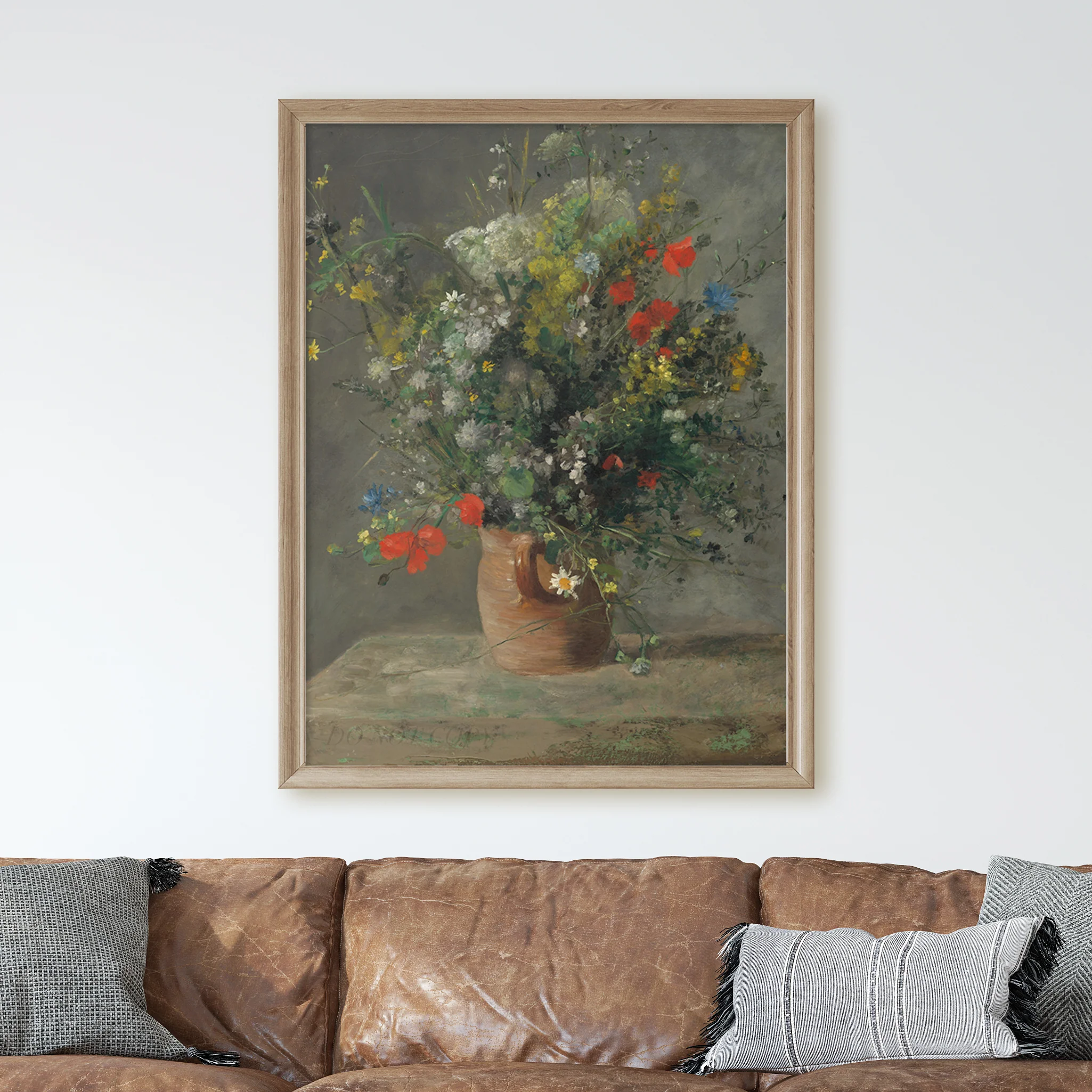 Flowers in a Vase (1866) by Renoir - Image 2