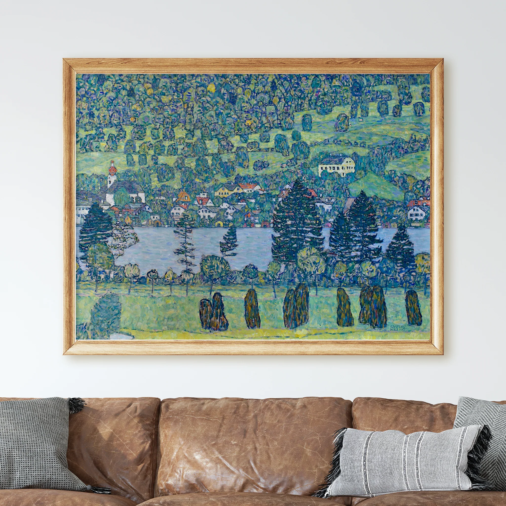 Forest Slope in Unterach on the Attersee by Gustav Klimt - Image 2