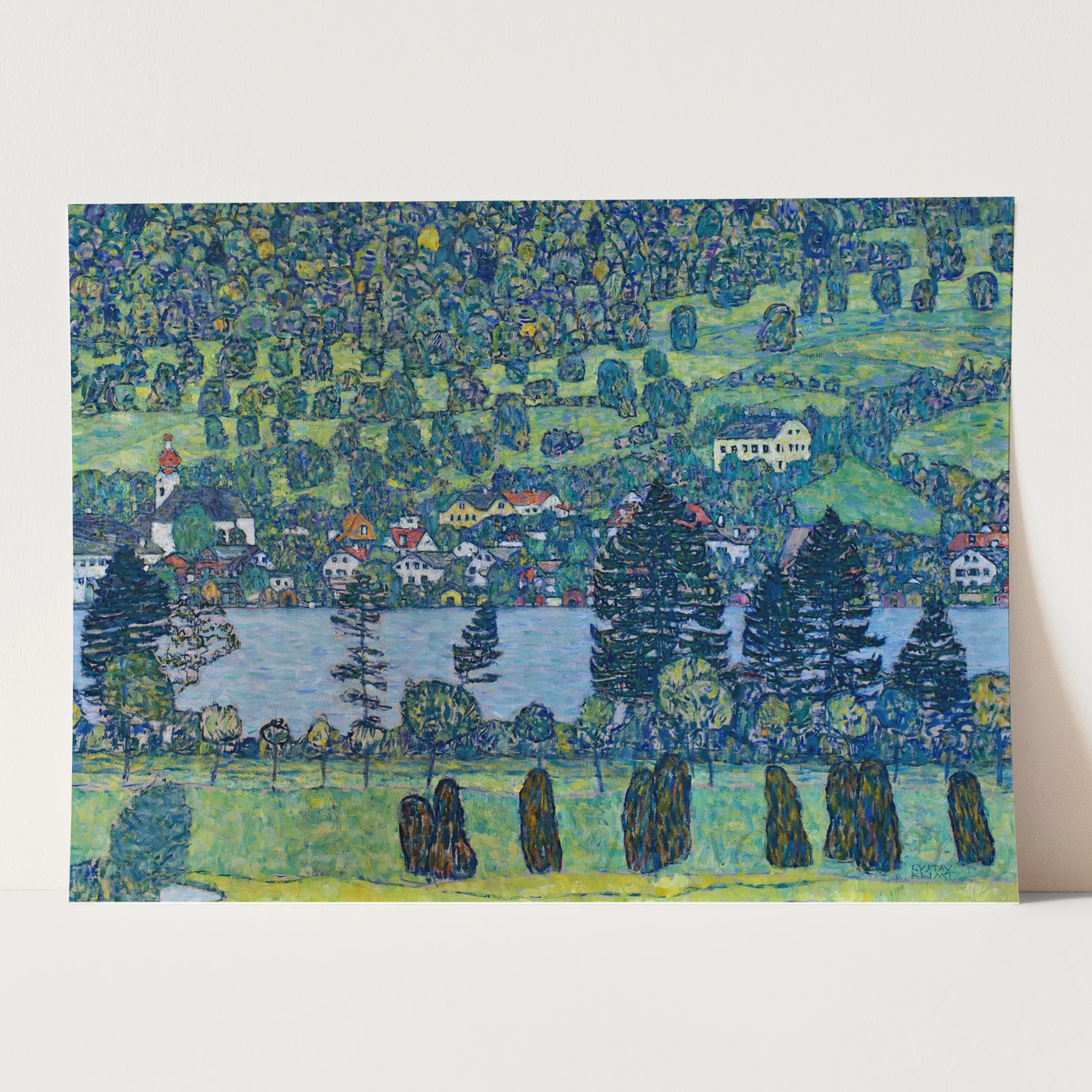 Forest Slope in Unterach on the Attersee by Gustav Klimt - Image 3