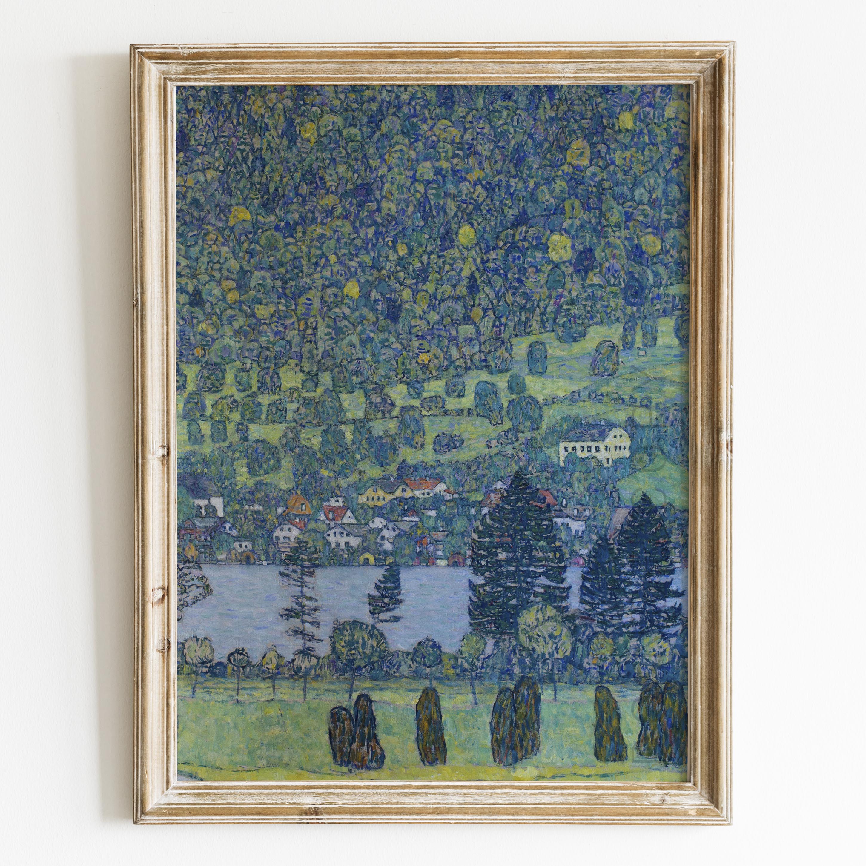 Forest Slope in Unterach on the Attersee by Gustav Klimt