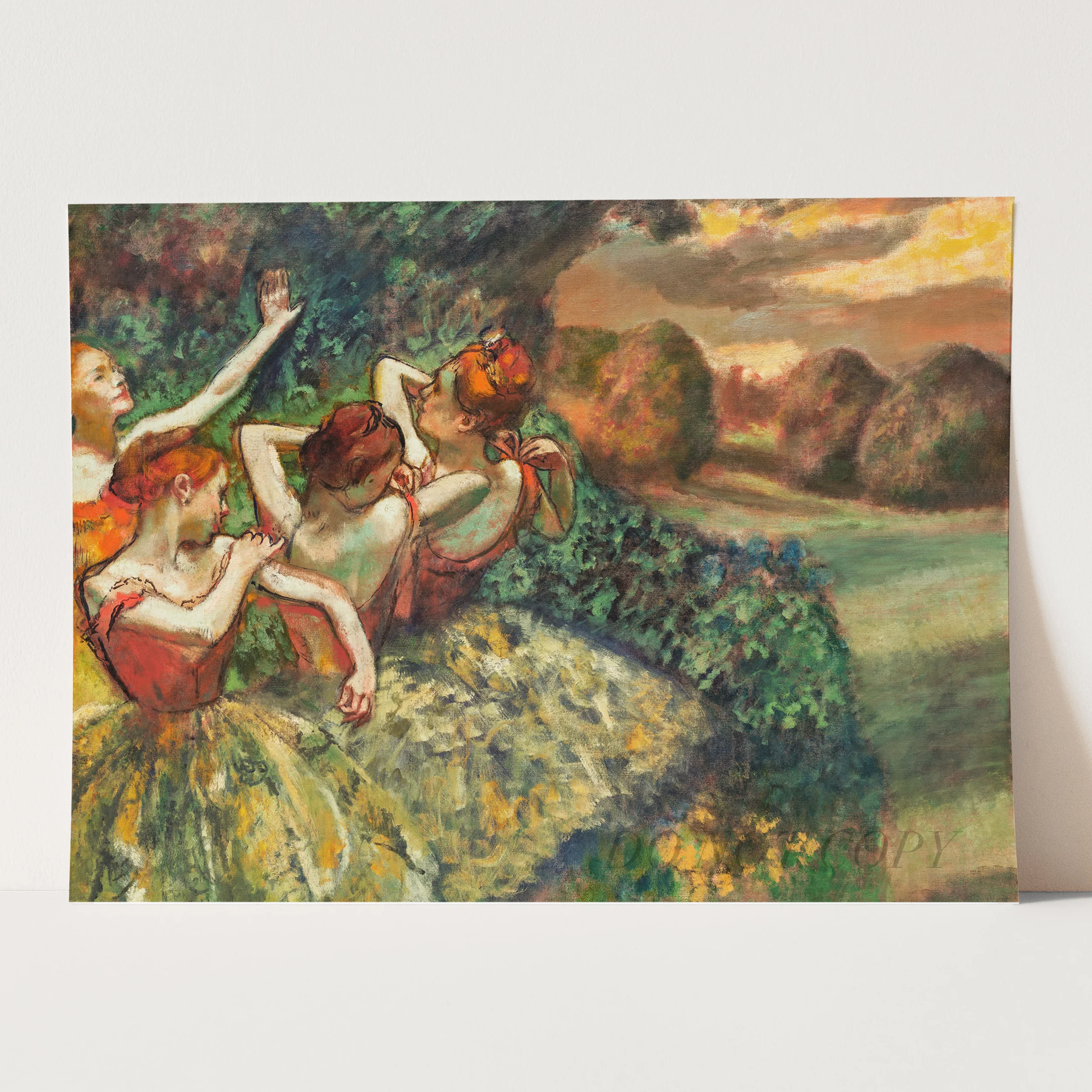 Four Dancers (1899) by Edgar Degas - Image 3