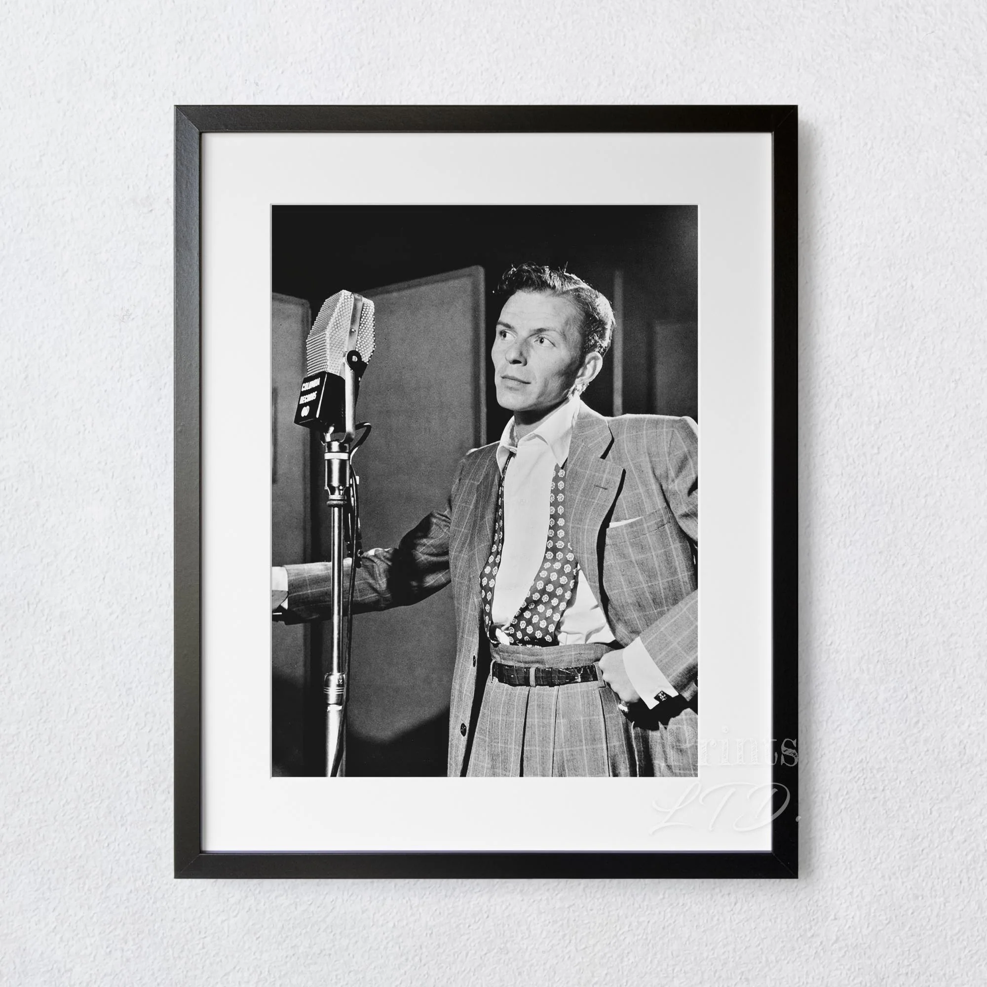 Frank Sinatra at the mic, 1947 - Image 5