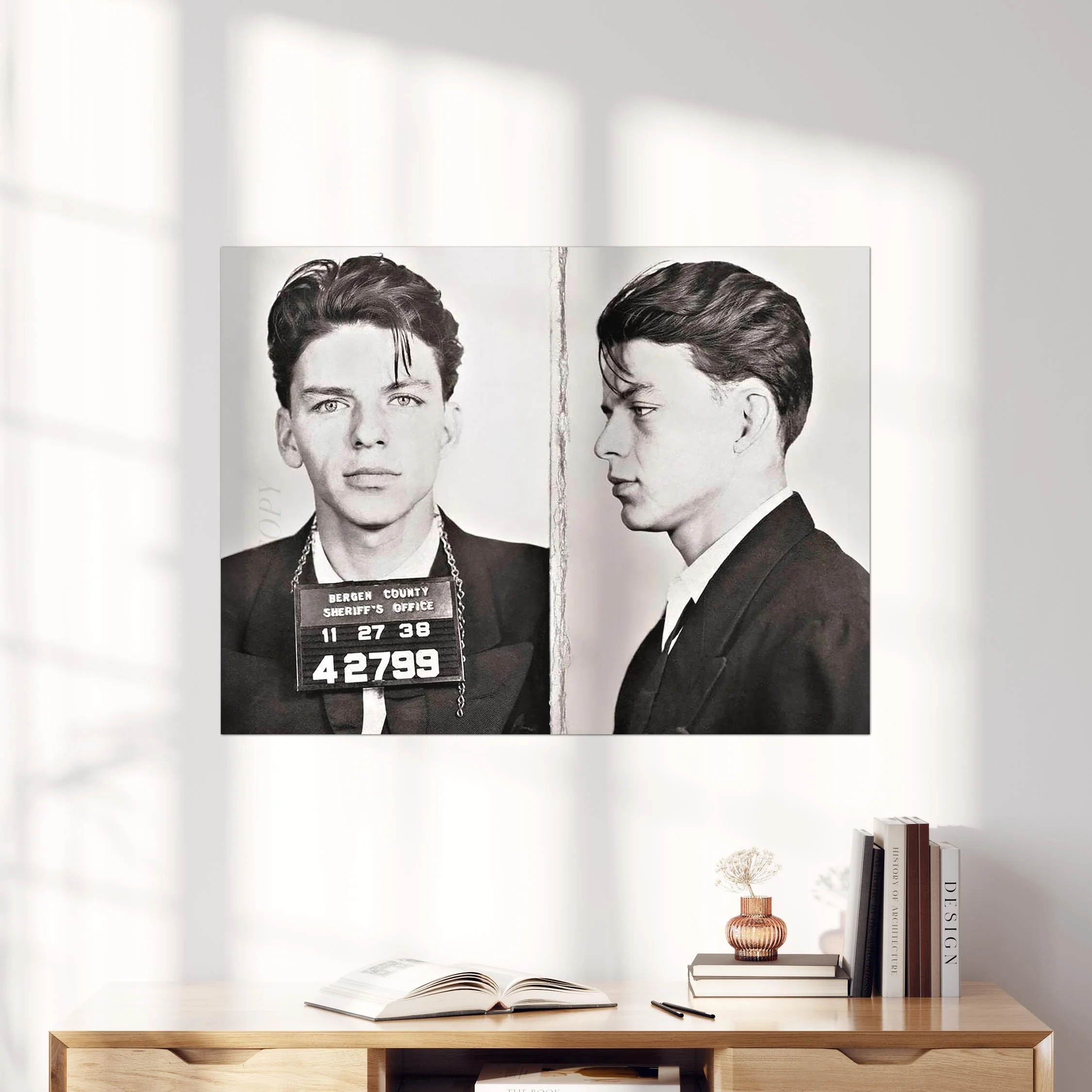Frank Sinatra Prison Mug Shots - Image 4