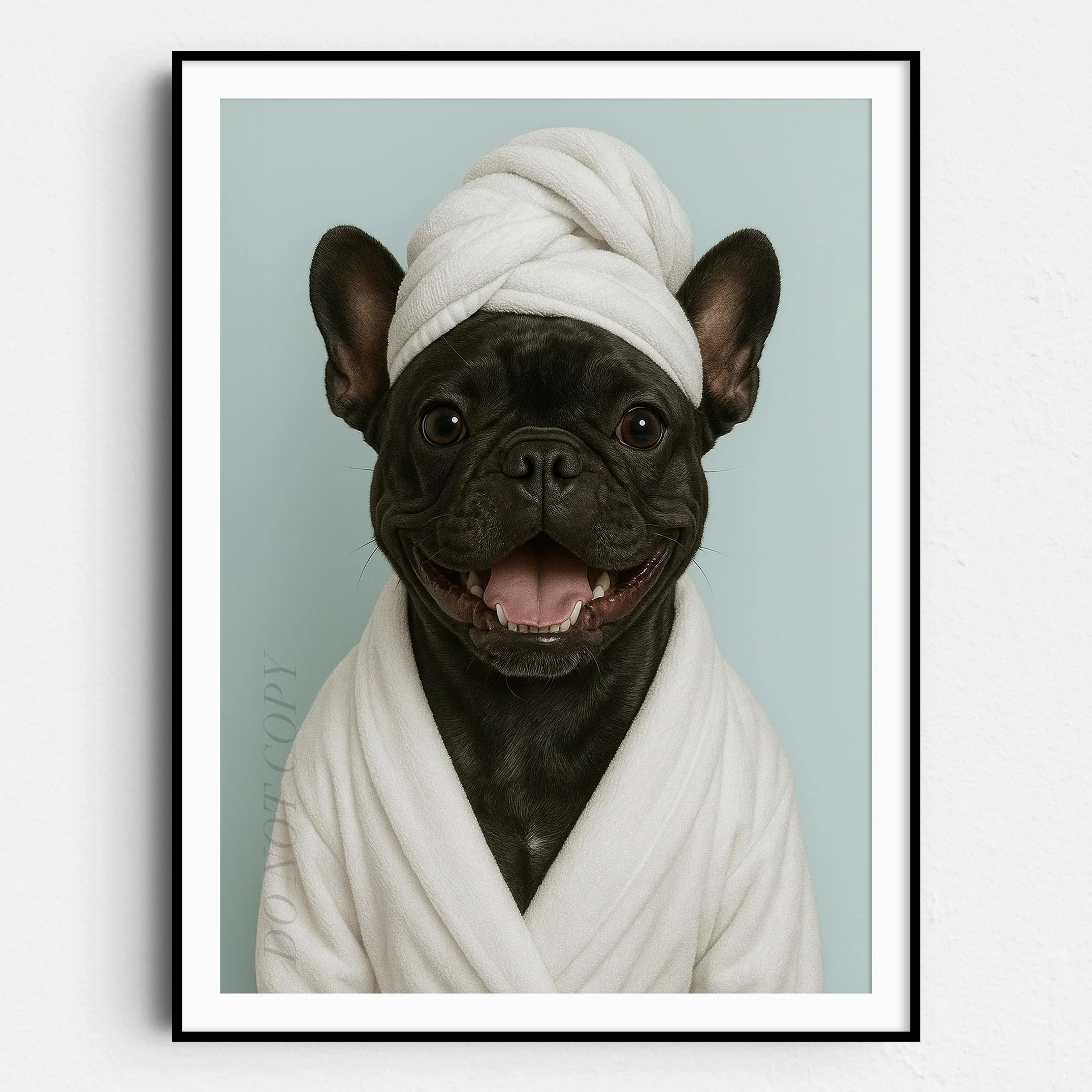 French Bulldog Bath Towel