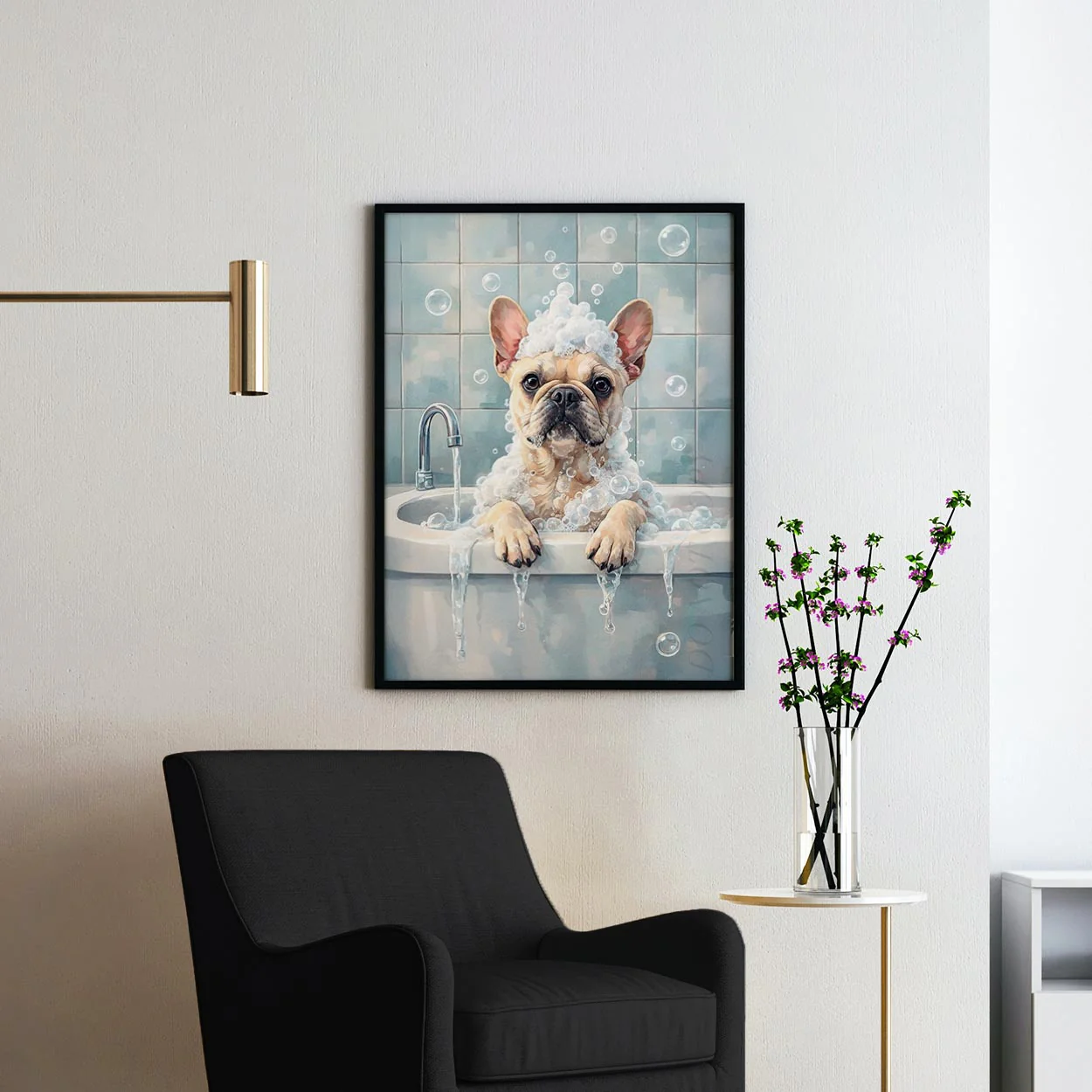French Bulldog Bathtub Bubble Bath - Image 2