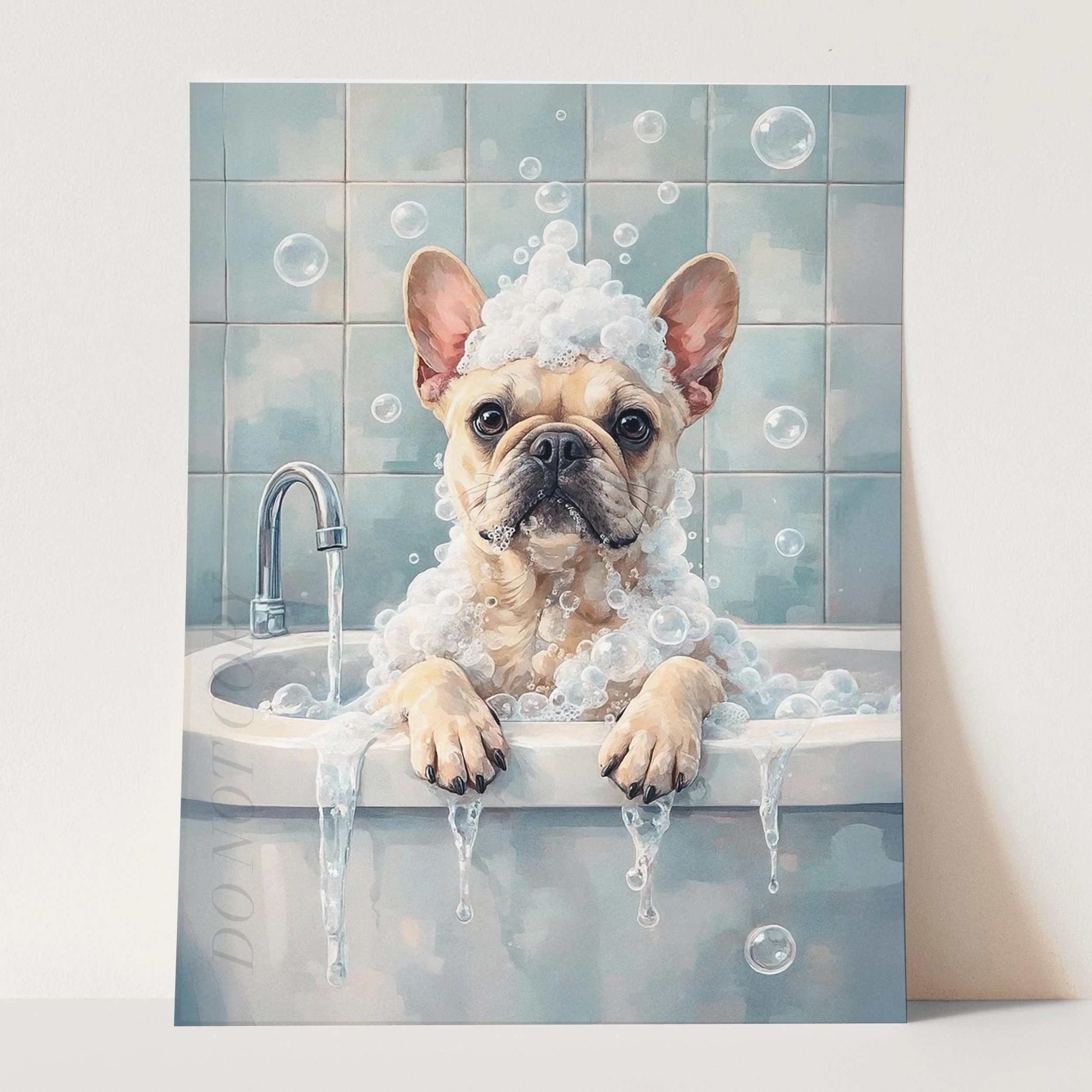 French Bulldog Bathtub Bubble Bath - Image 3
