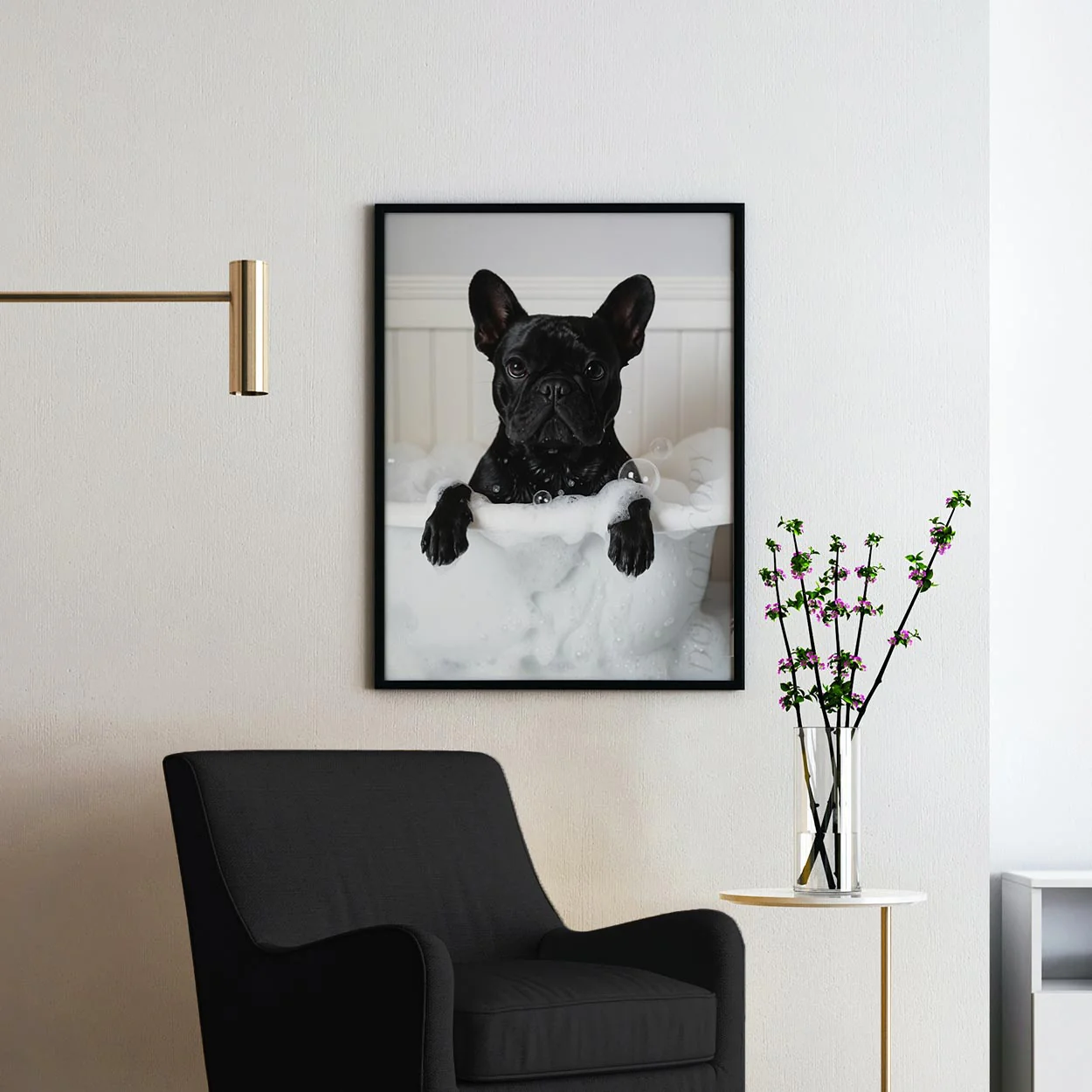 French Bulldog Bathtub Bubble Bath - Image 2