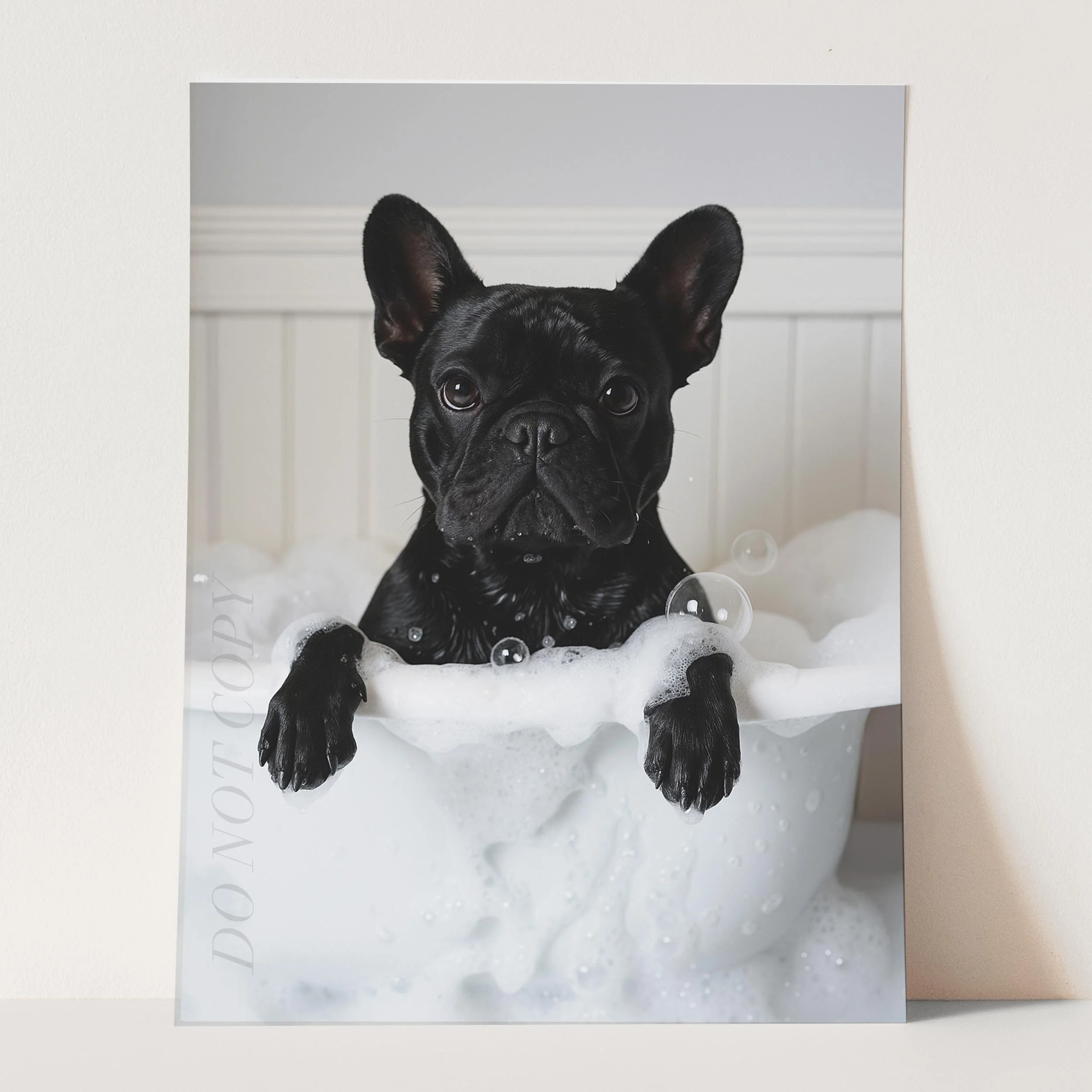 French Bulldog Bathtub Bubble Bath - Image 3