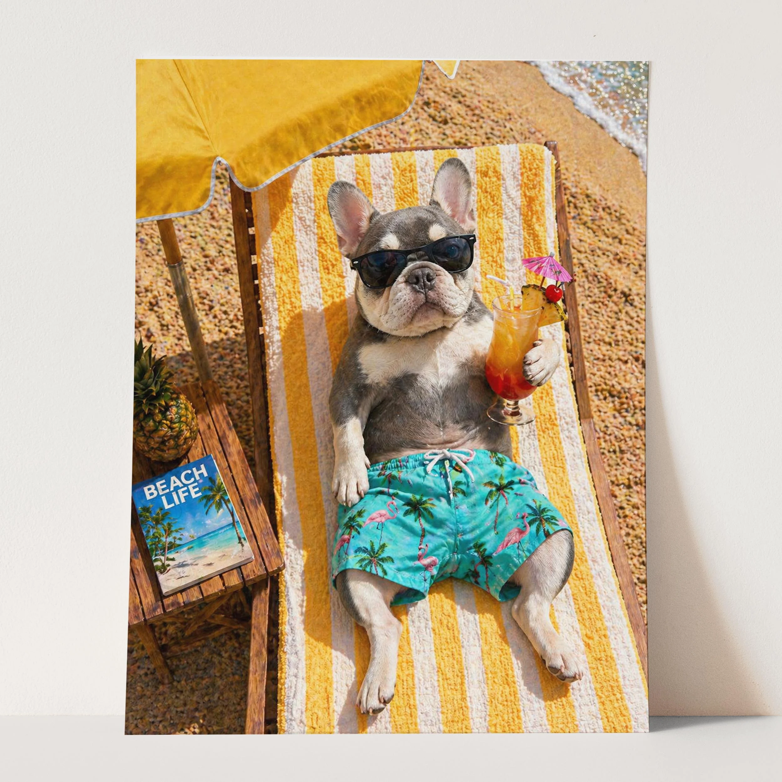 French Bulldog - Beach Life 3 - Image 3