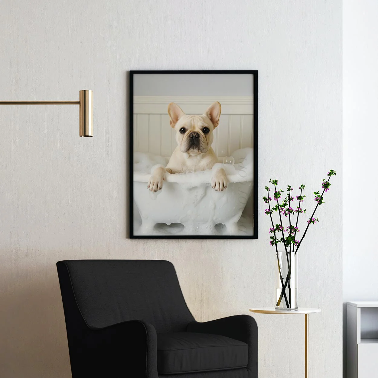 French Bulldog Bubble Bath II - Image 2