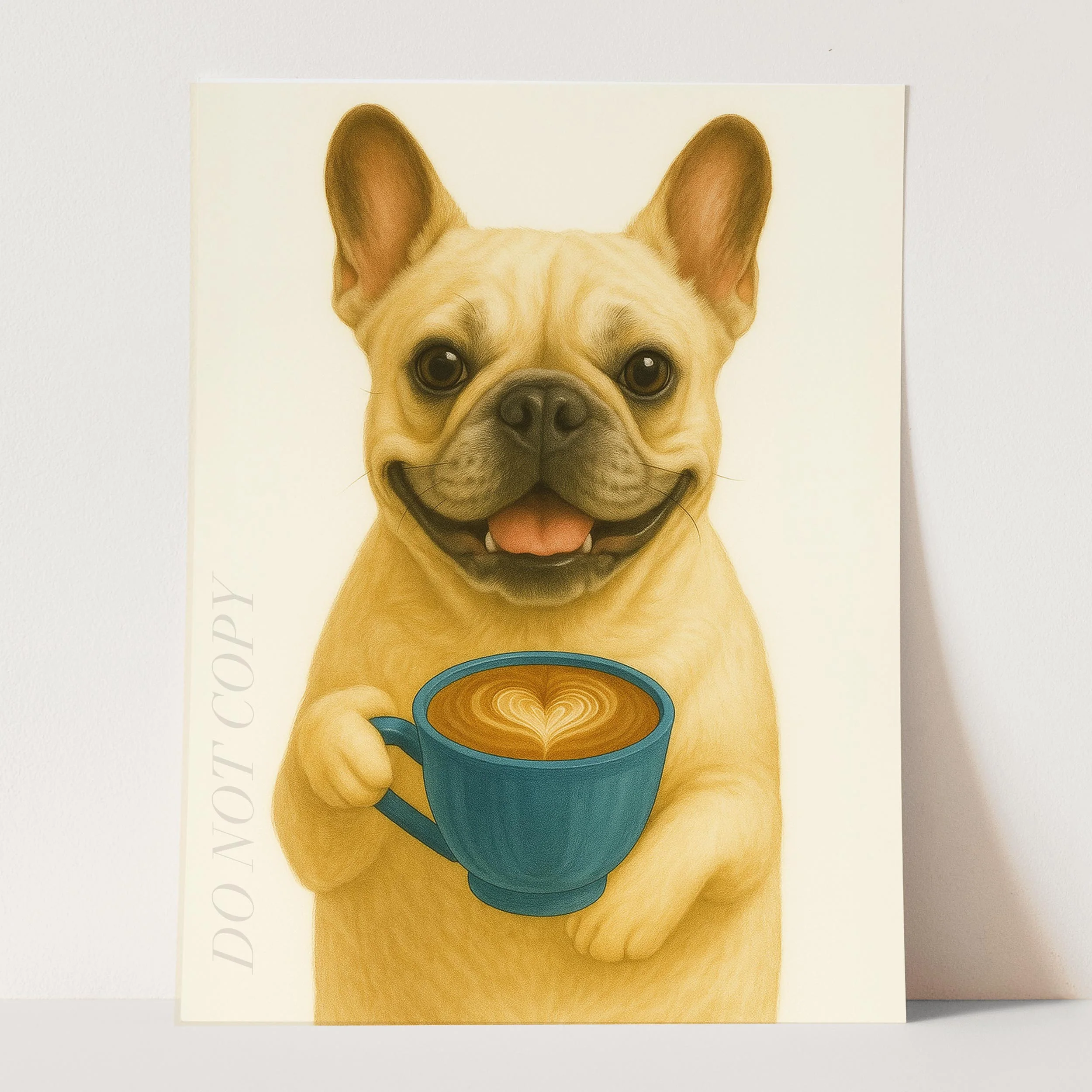 French Bulldog With Latte Of Love - Image 3
