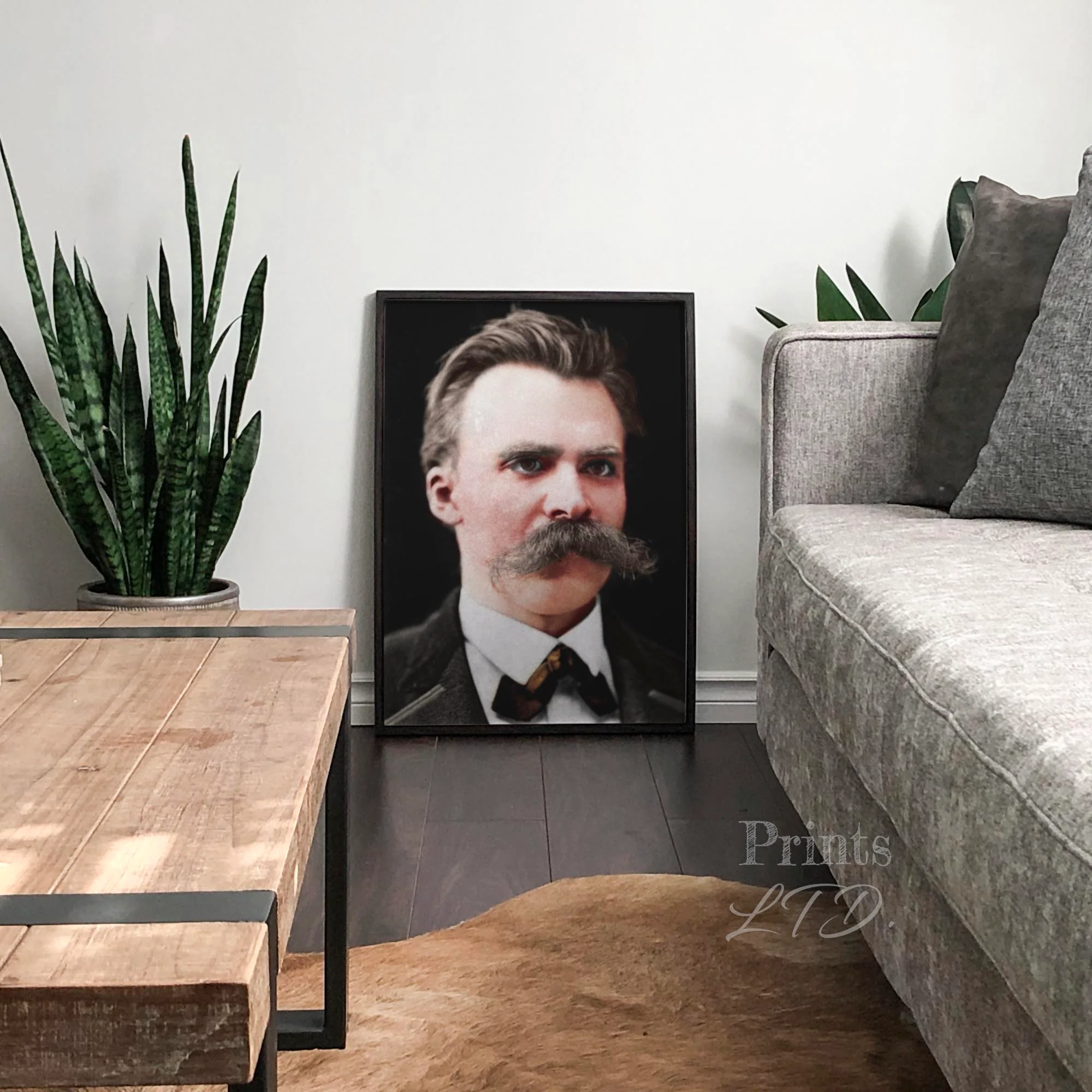 Friedrich Nietzsche portrait in color - Image 4