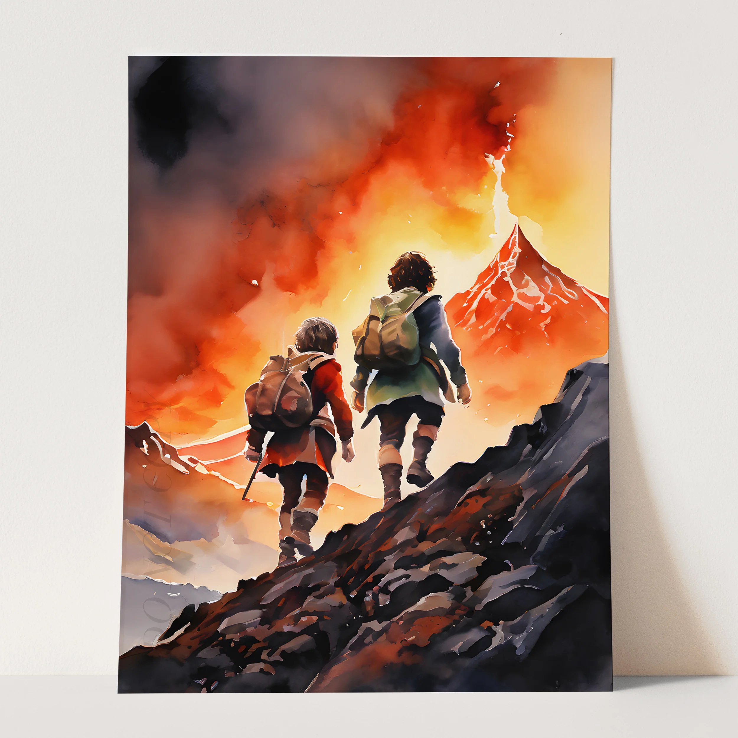 Frodo and Sam Climbing Mount Doom - Image 3