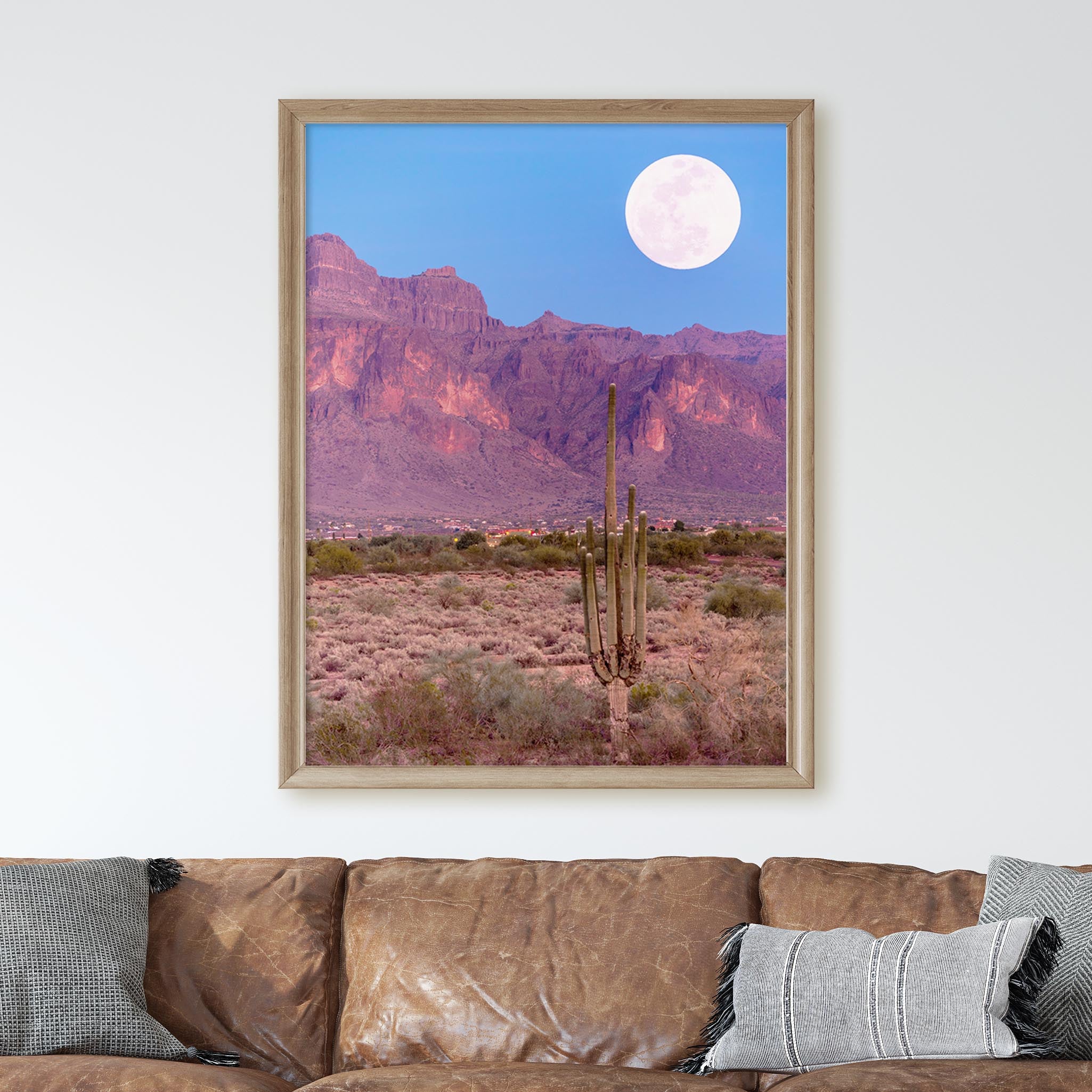 Full Moon Over Desert - Image 3