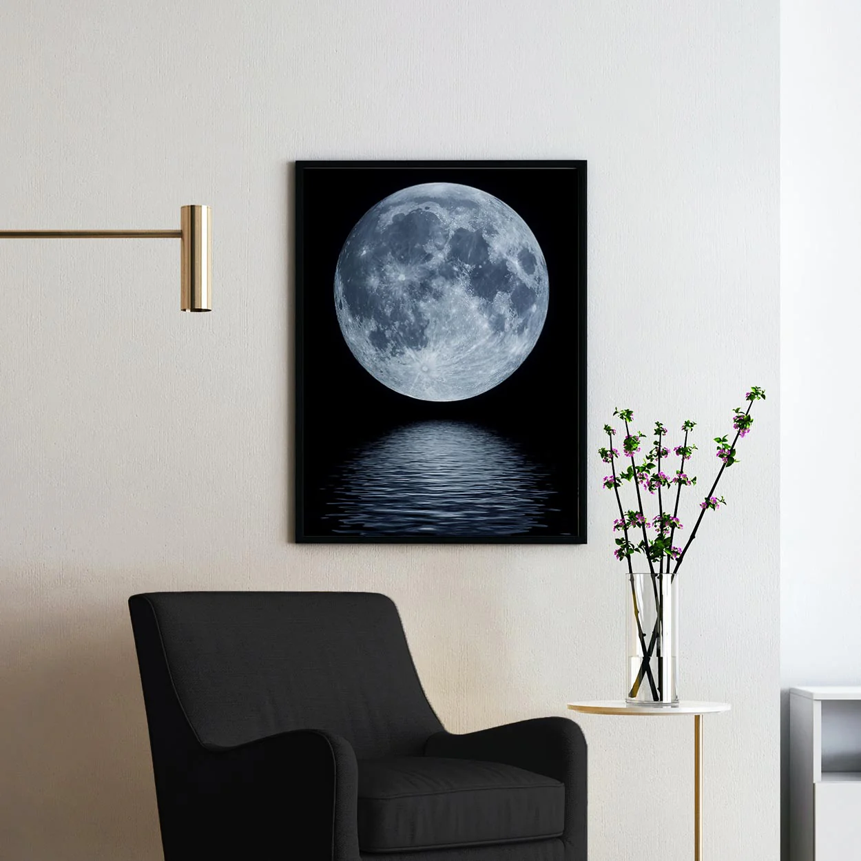 Full Moon Over the Water - Image 2