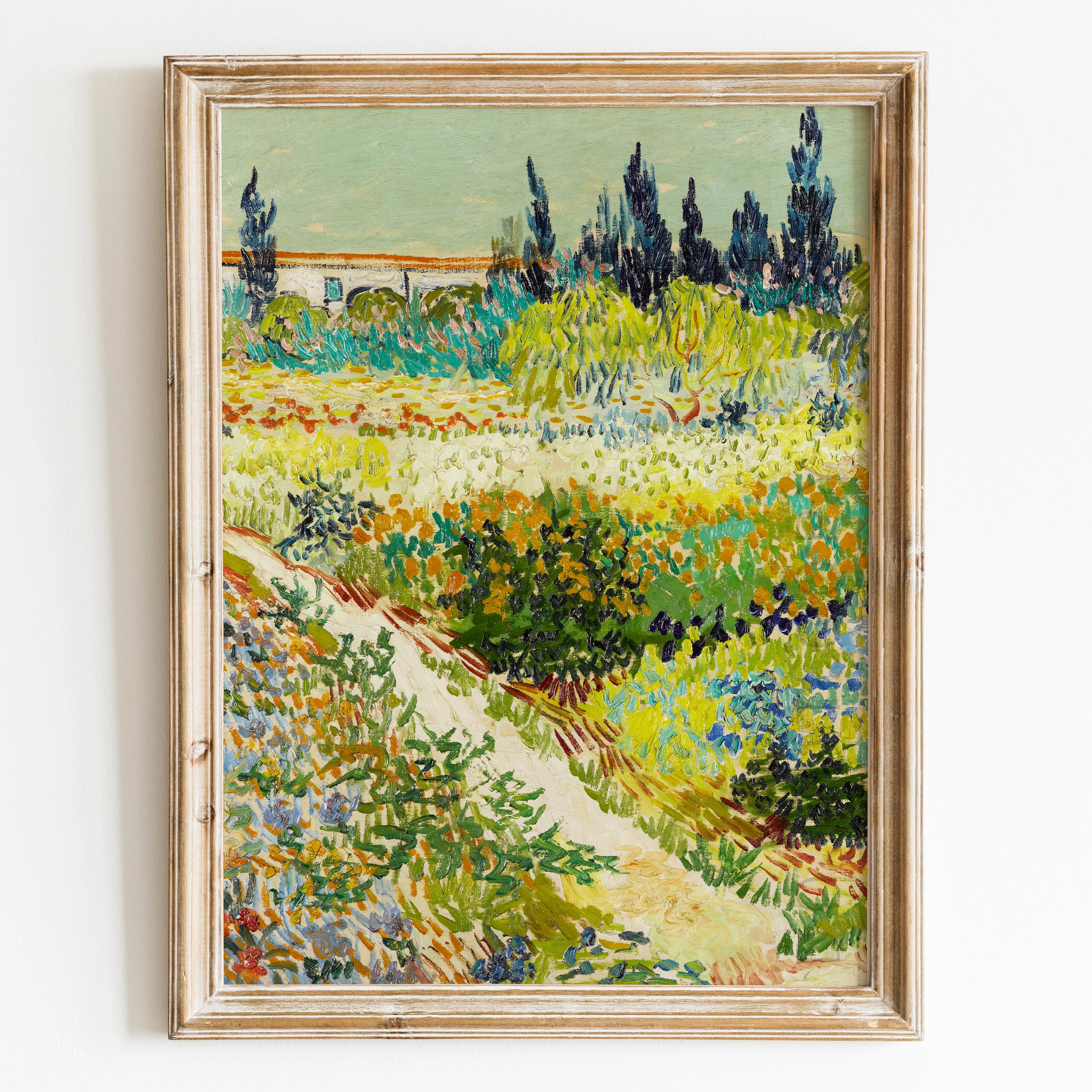 Garden At Arles by Vincent Van Gogh