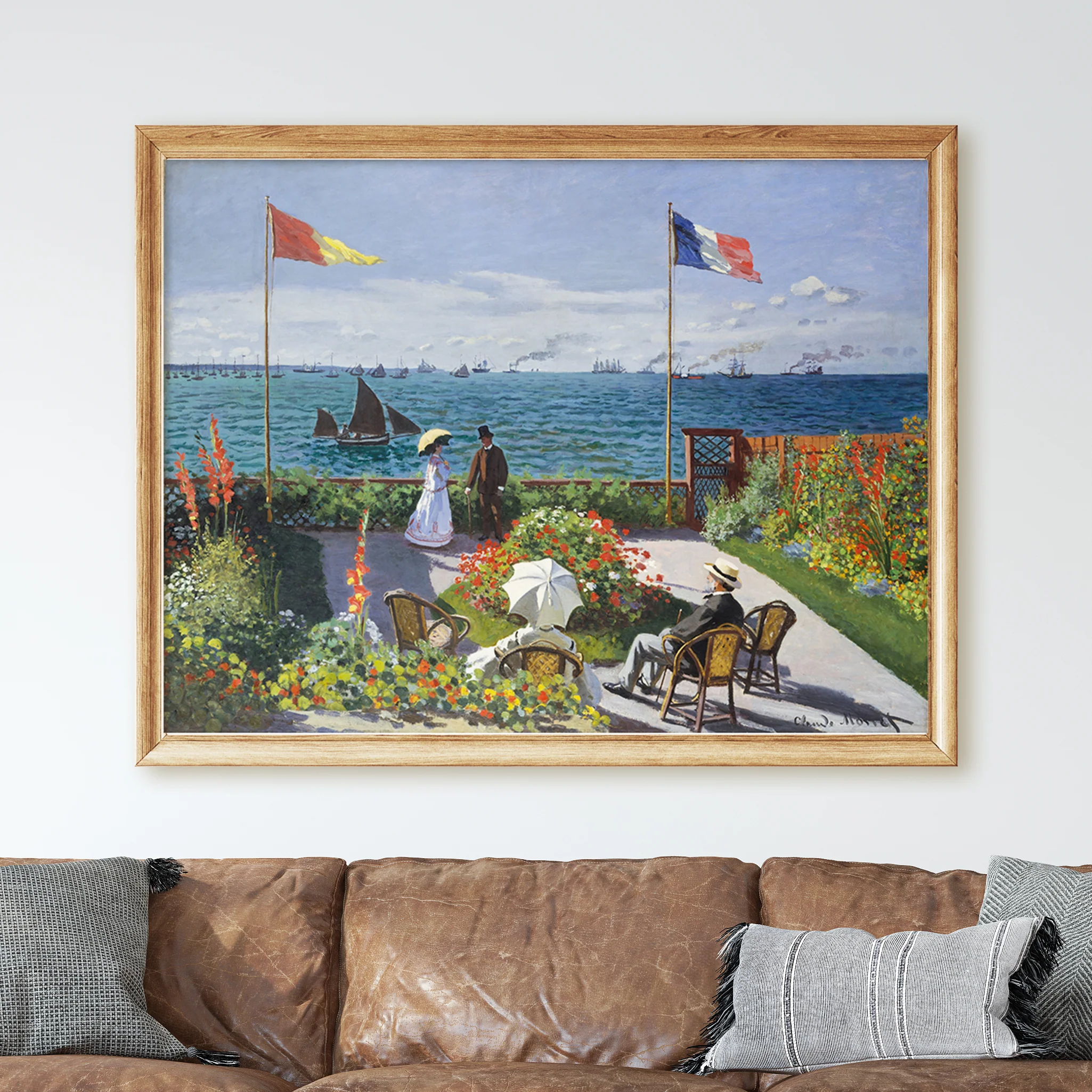 Garden at Sainte-Adresse by Claude Monet - Image 2