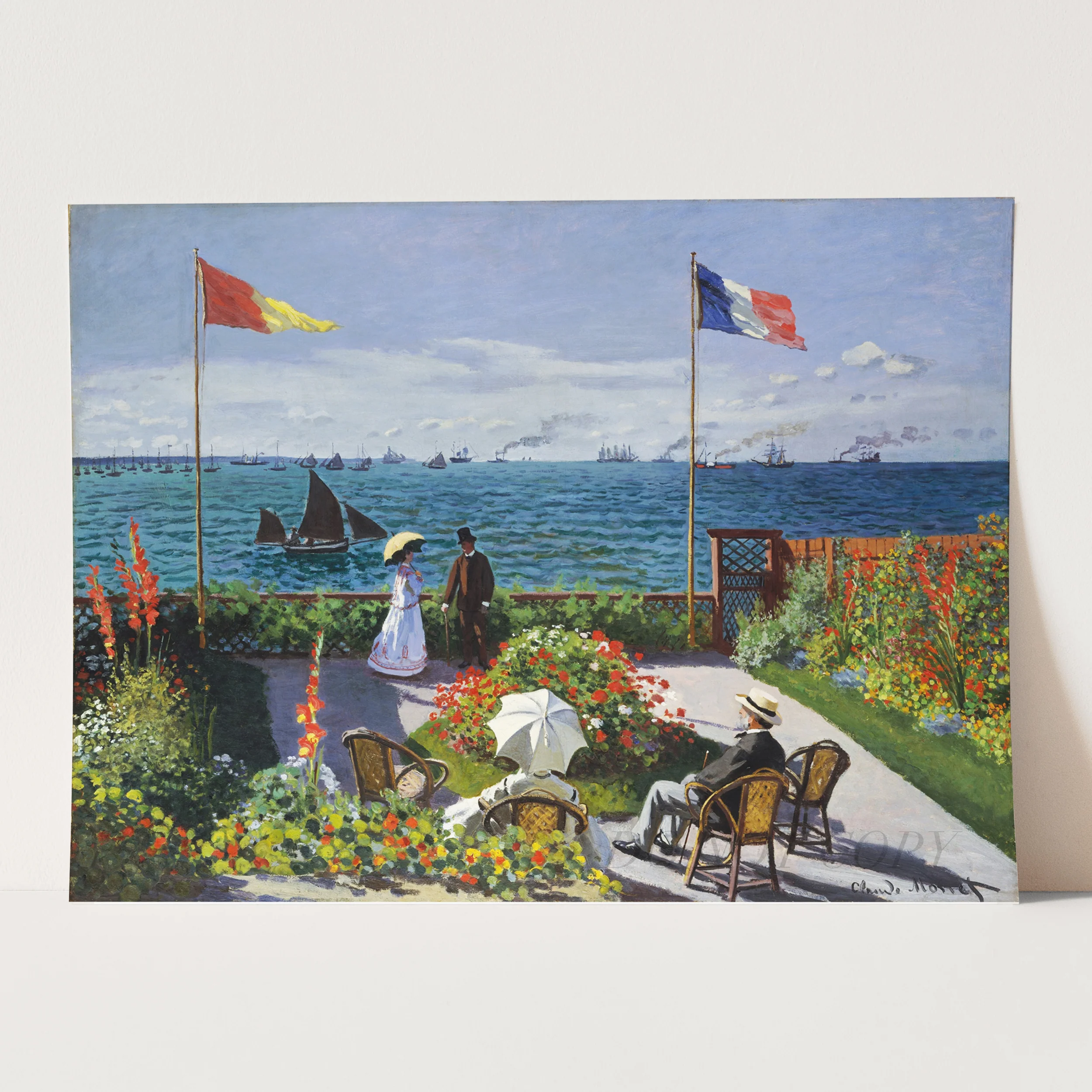 Garden at Sainte-Adresse by Claude Monet - Image 3
