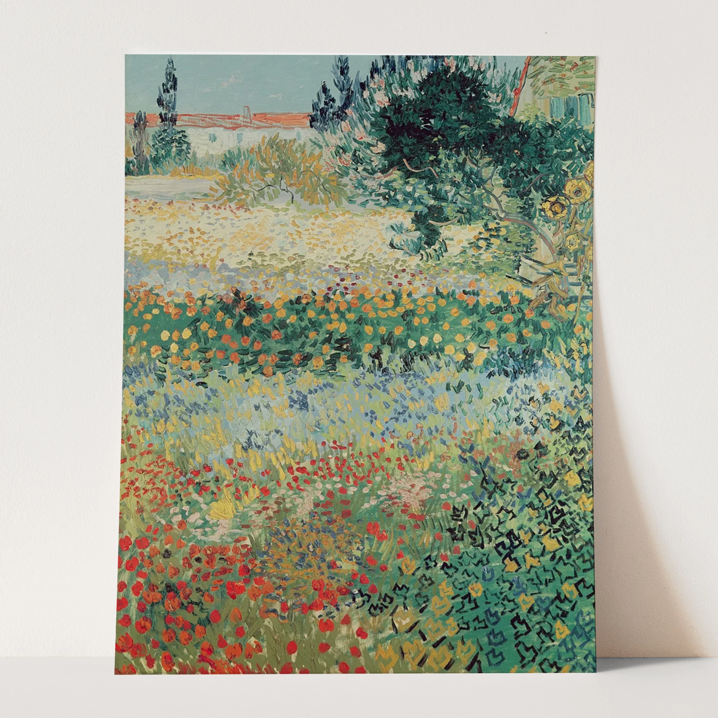 Garden In Bloom At Arles by Van Gogh - Image 3