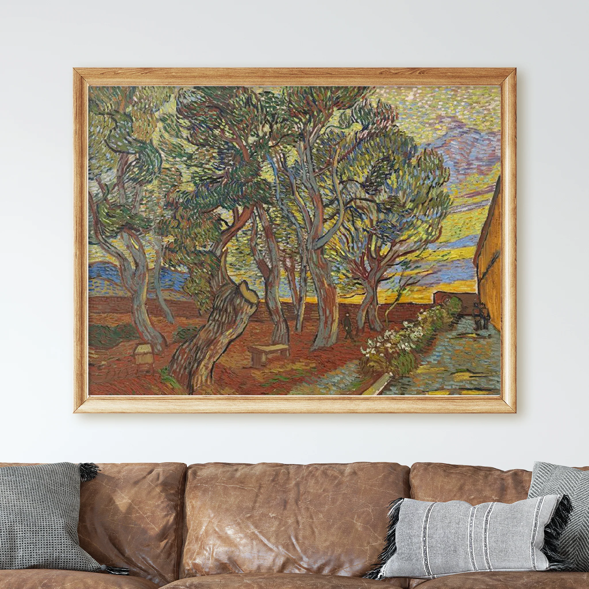 Garden of the Asylum (1889) by Van Gogh - Image 2