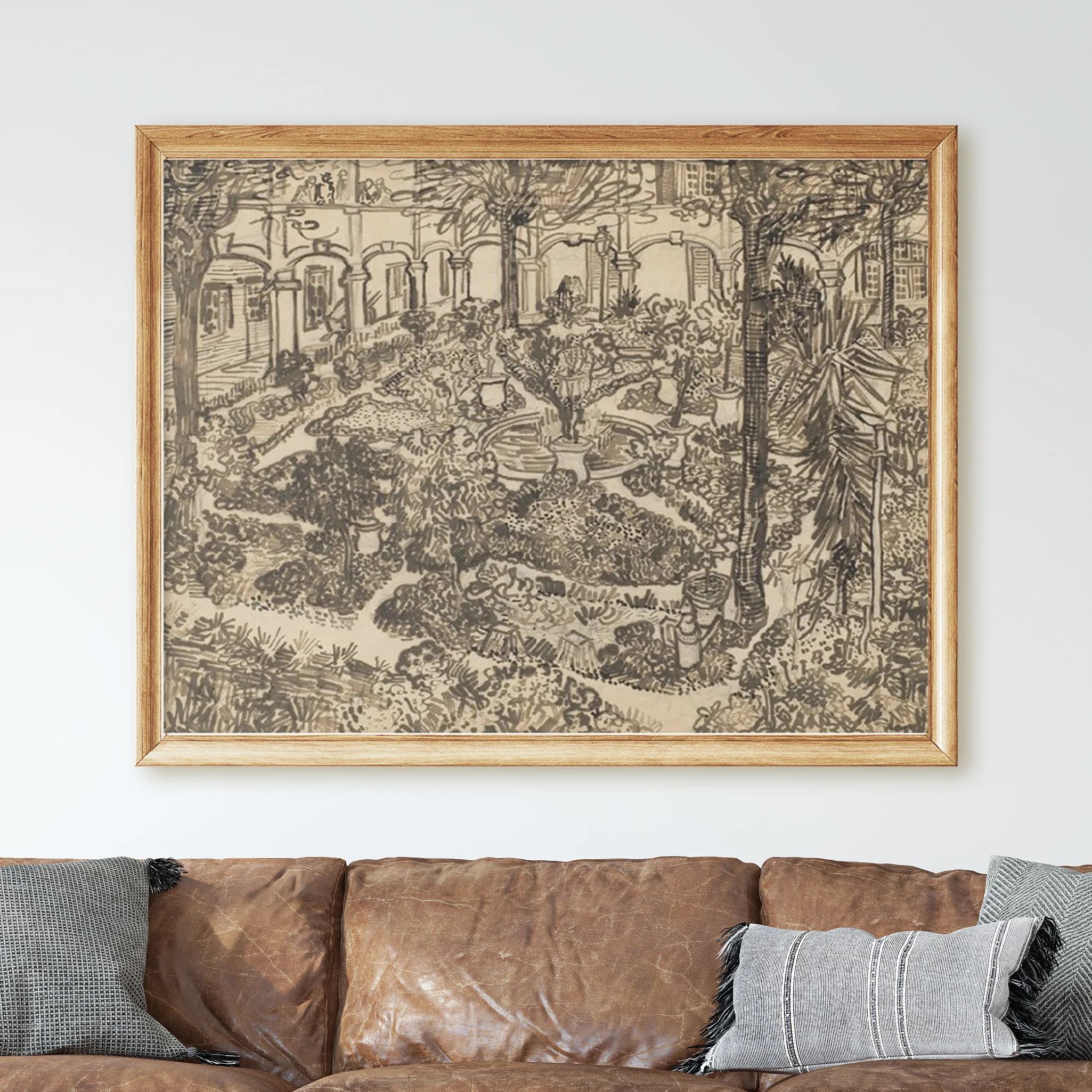 Garden of the Hospital (1889) by Van Gogh - Image 2