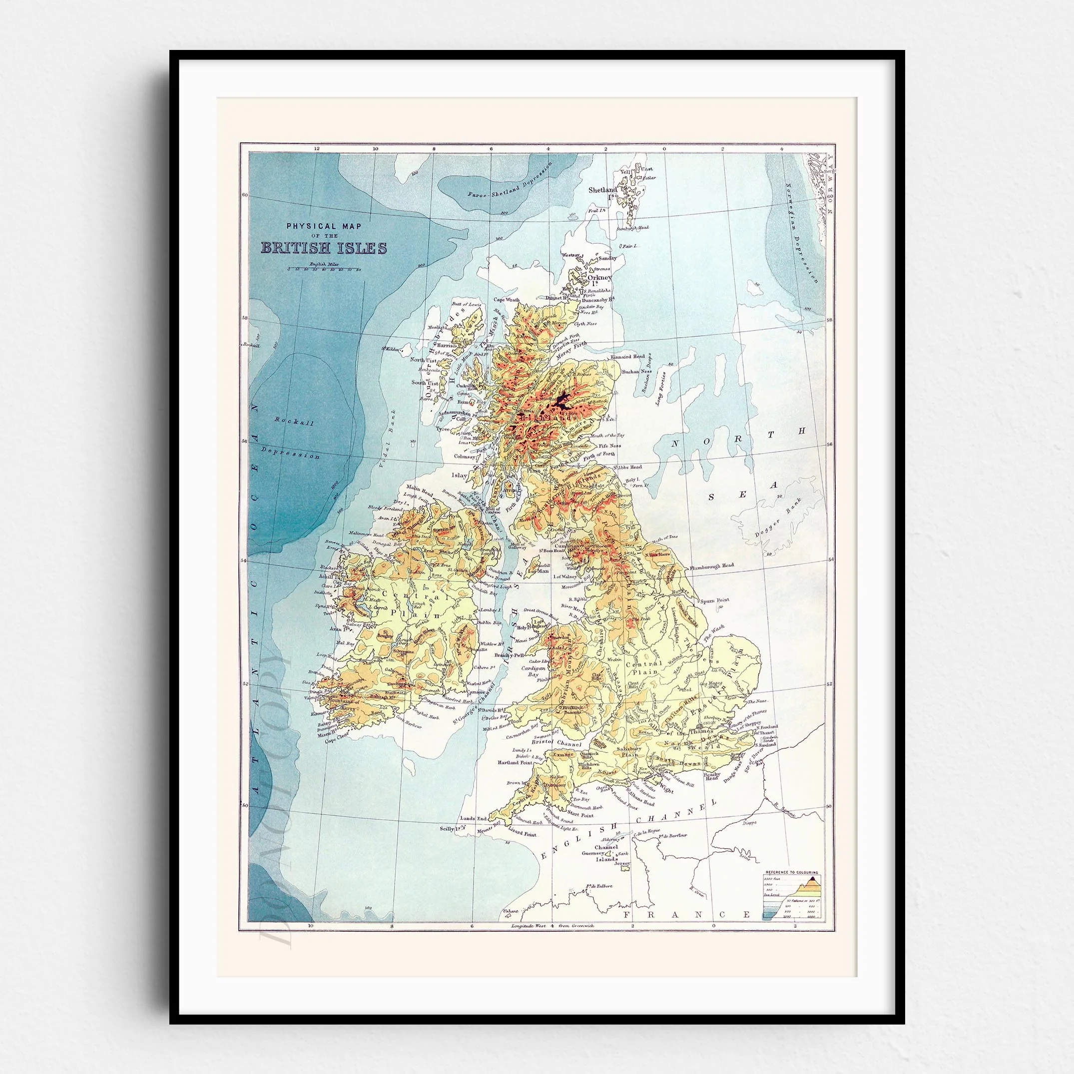 Gazetteer of the British Isles (1887) by John Bartholomew