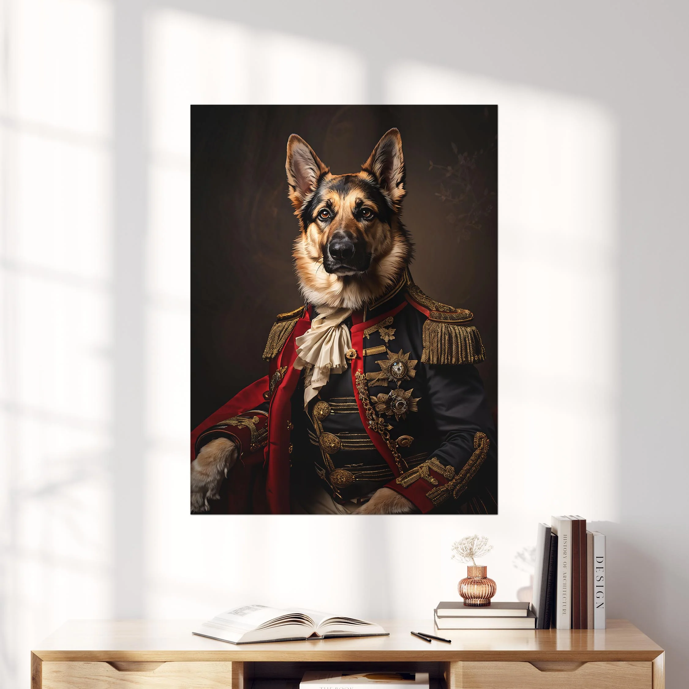 German Shepherd Aristocrat Portrait - Image 4